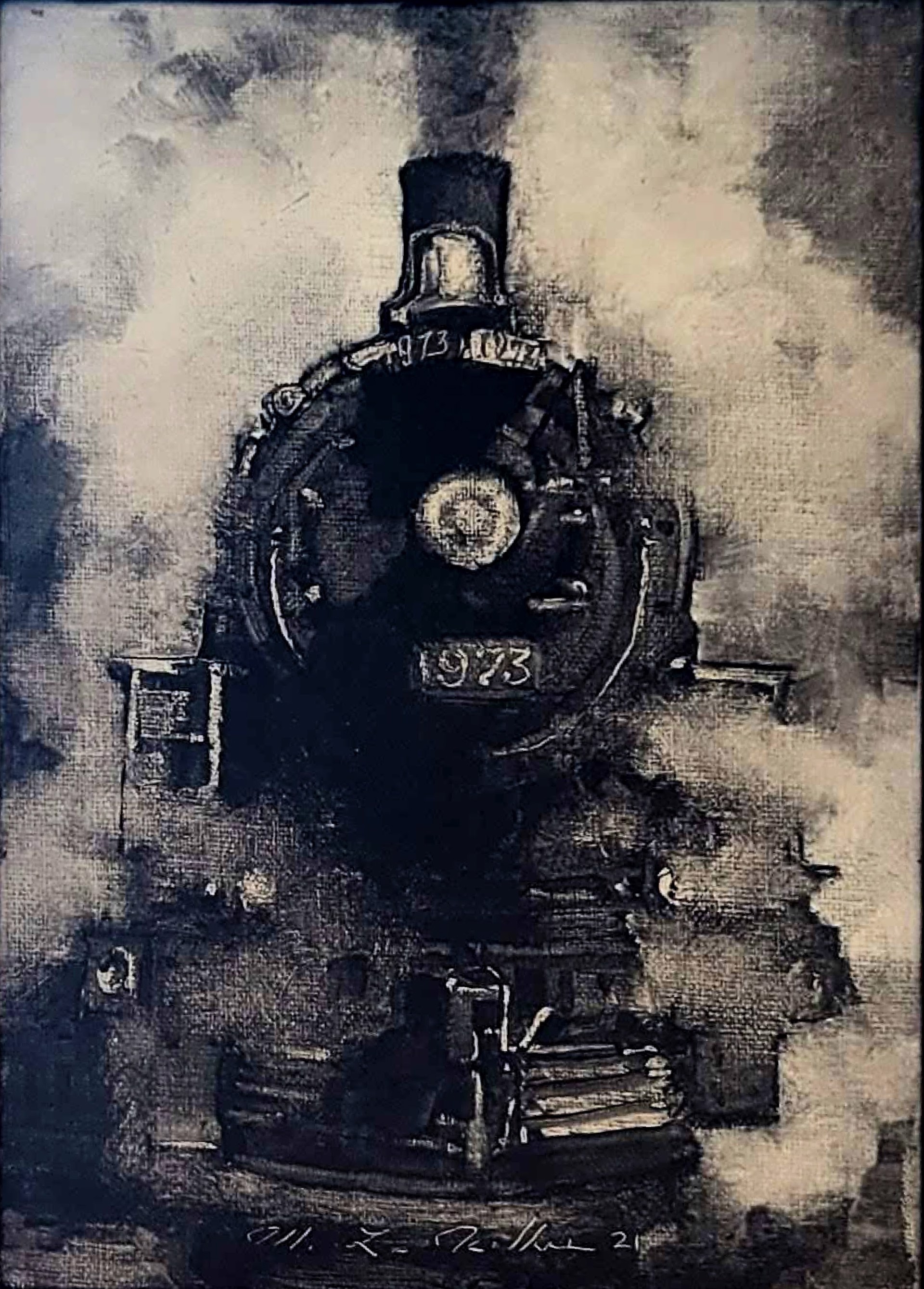 Ghost Train #1973 by Mitch Kolbe