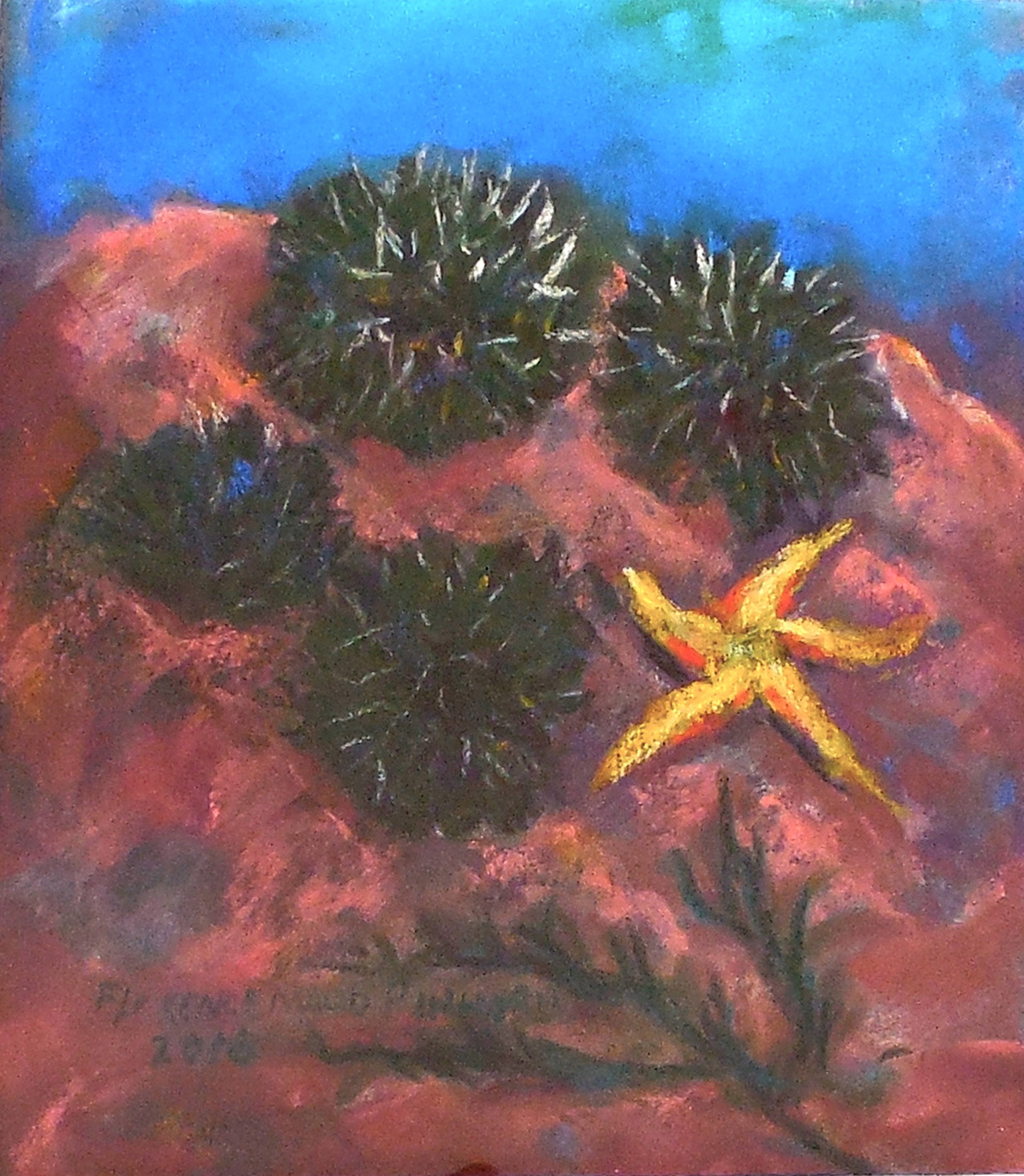 With Sea Urchins by Florence Pinhorn