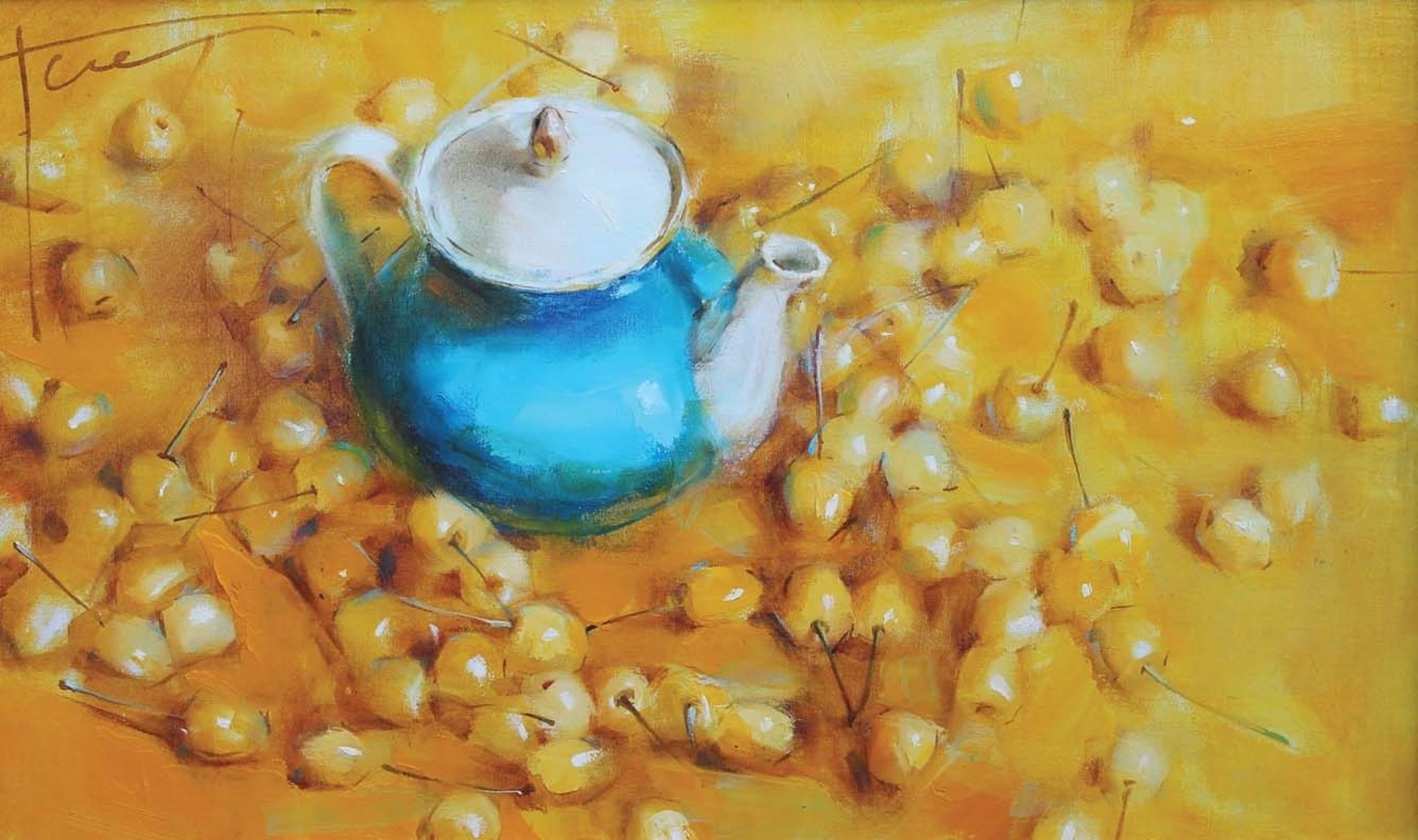 Yellow Cherries by Yana Golubyatnikova