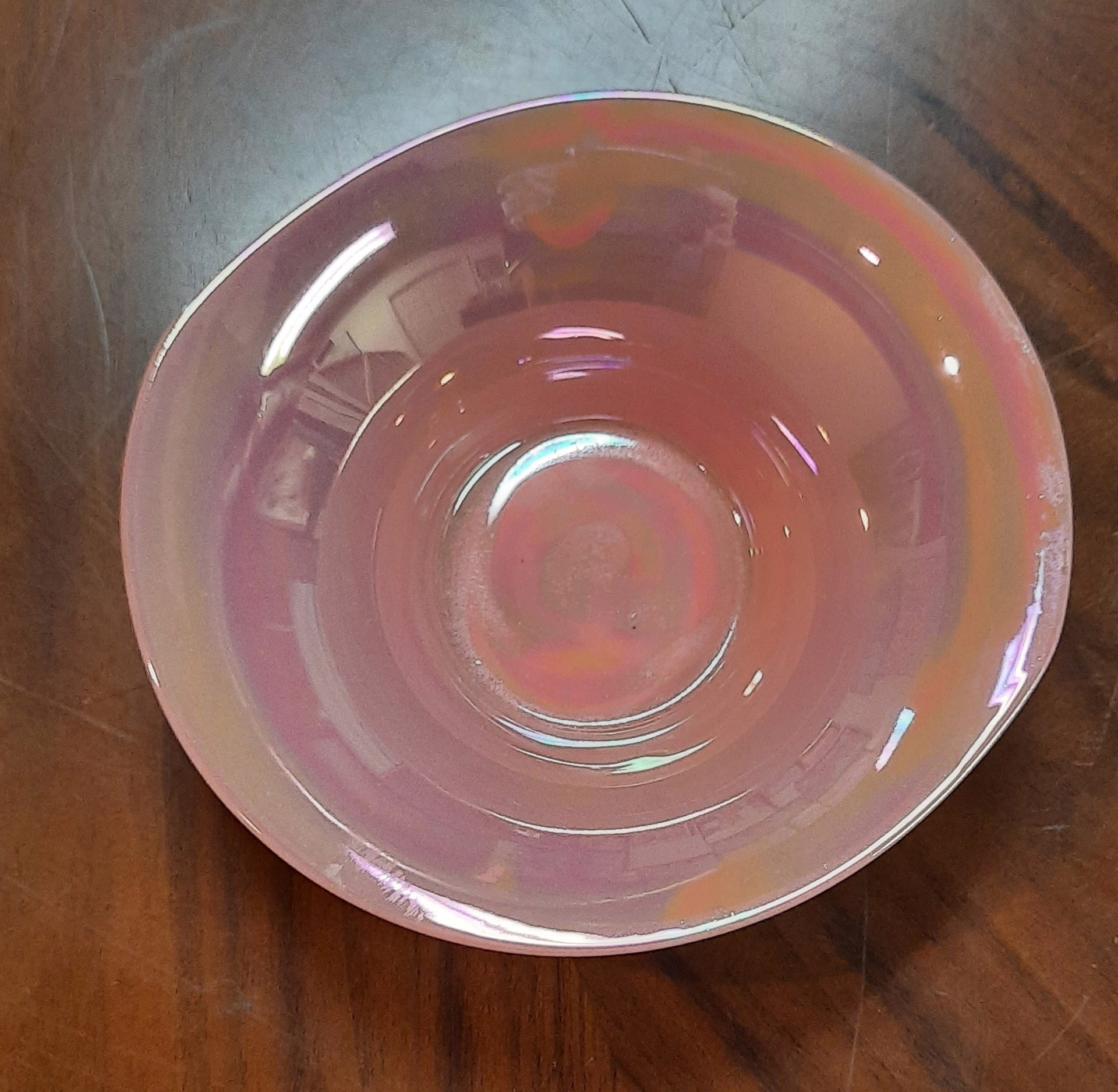 Pink Porcelain Luster Bowl by Kathleen Ryall