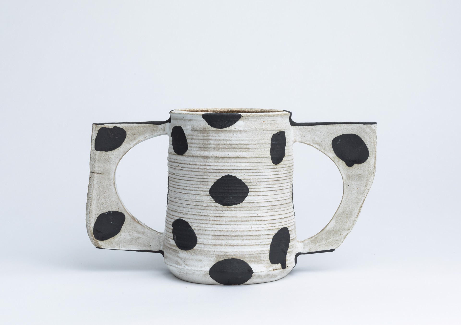 Dalmatian Vase I by Glory Day Loflin Ceramics