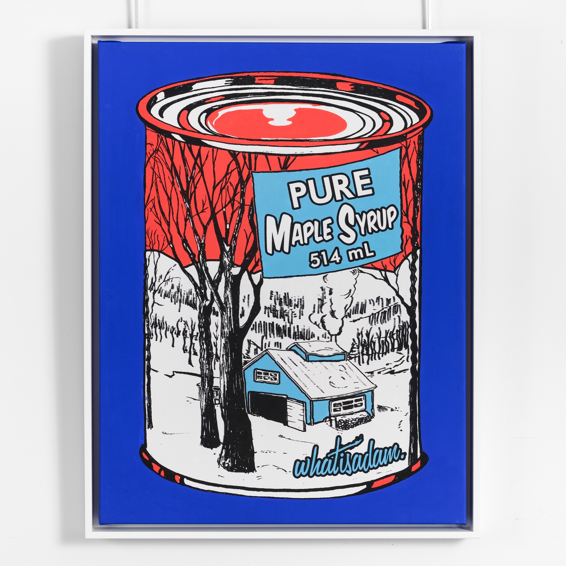 Maple Syrup Can - Purple & Red by Whatisadam