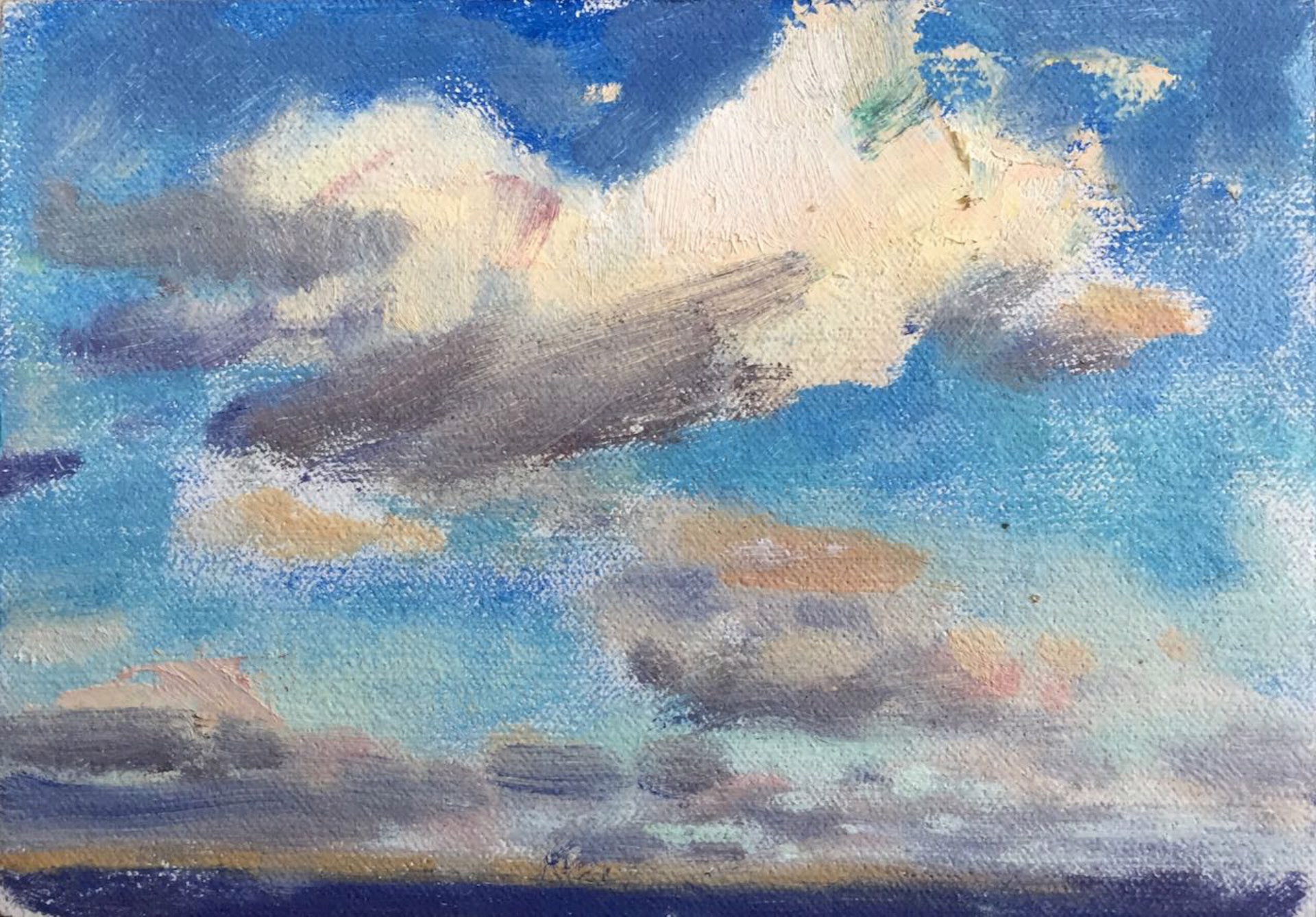 Clouds Over Provincetown #1 by Donald Beal