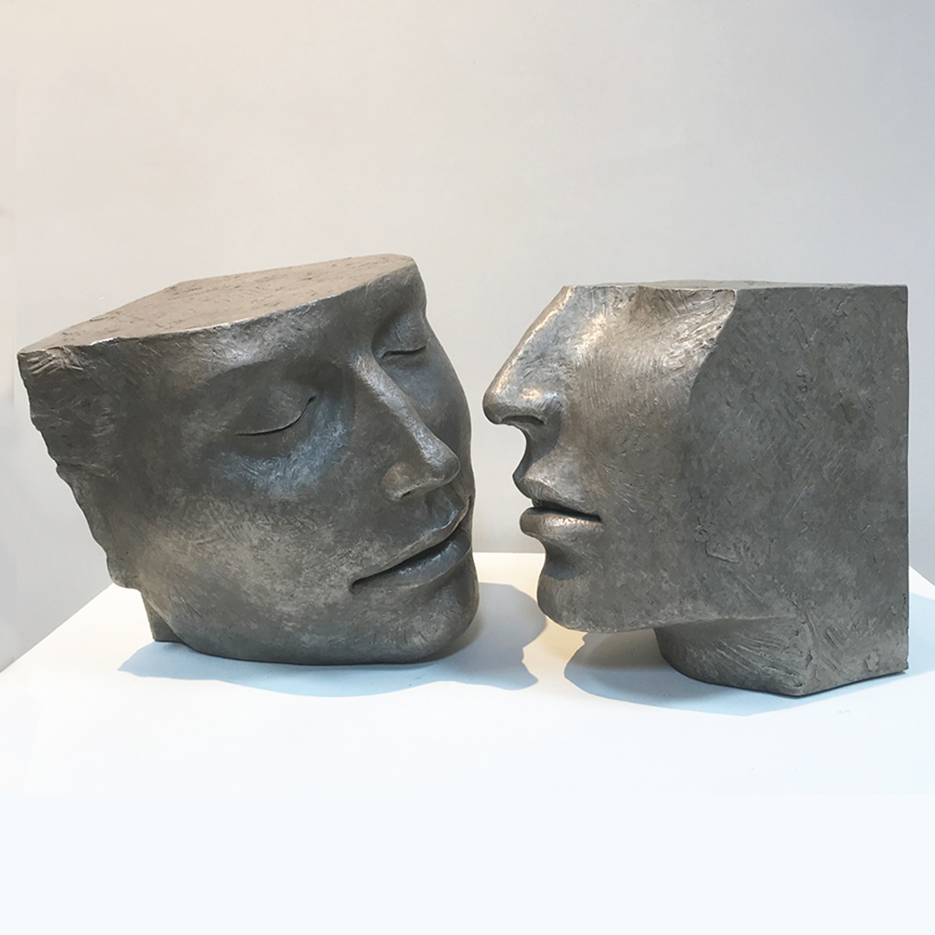 Together Series III Near Kiss 7/12 by Susan Stamm Evans