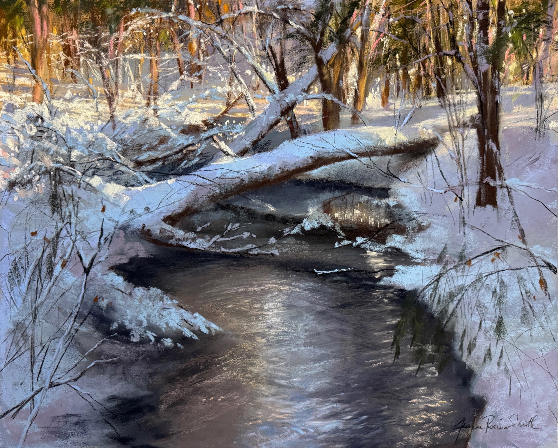 Icy Brook by Jeanne Rosier Smith