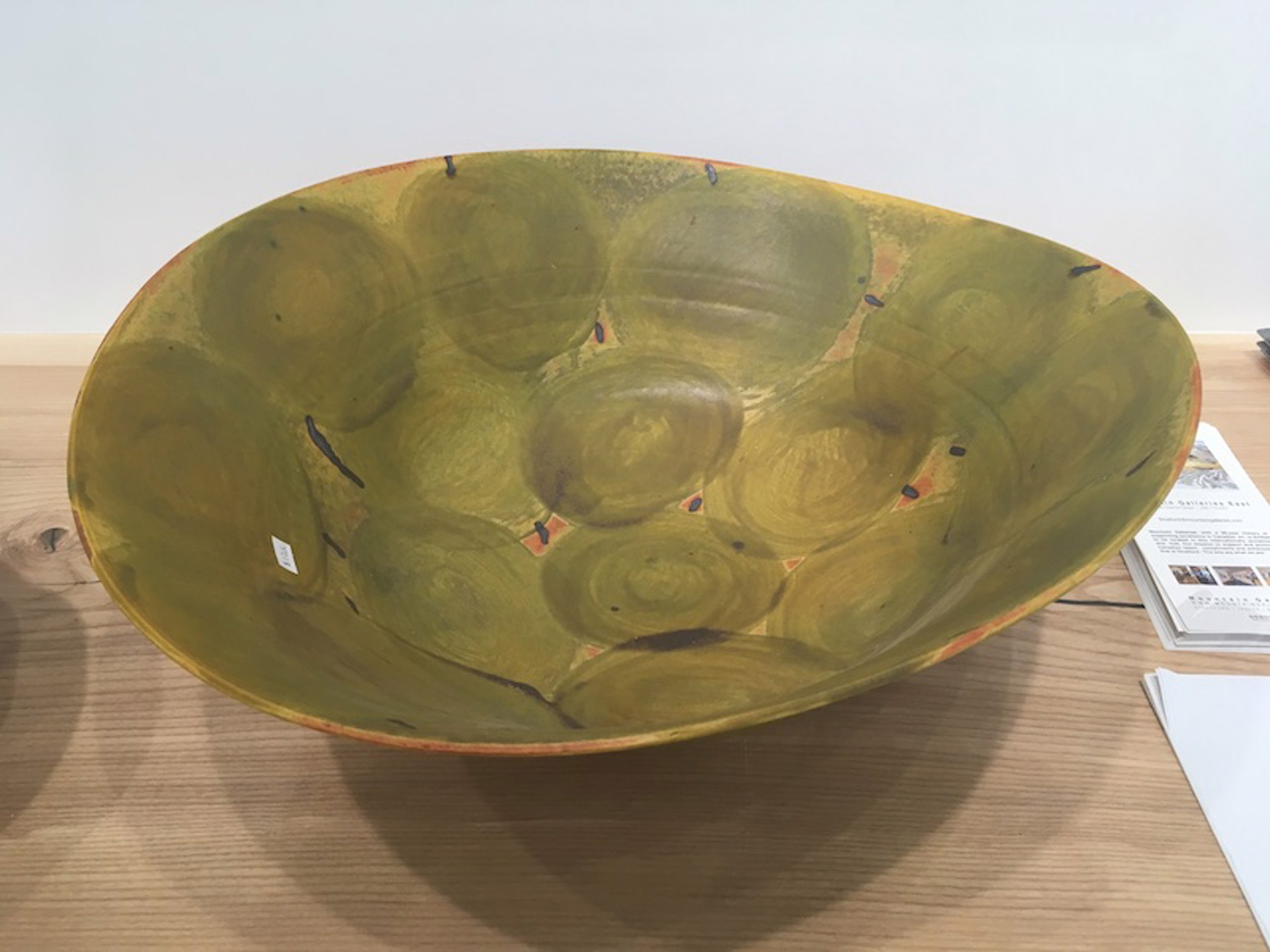 Large Ochre Apple Wave Bowl by Kayo O'Young