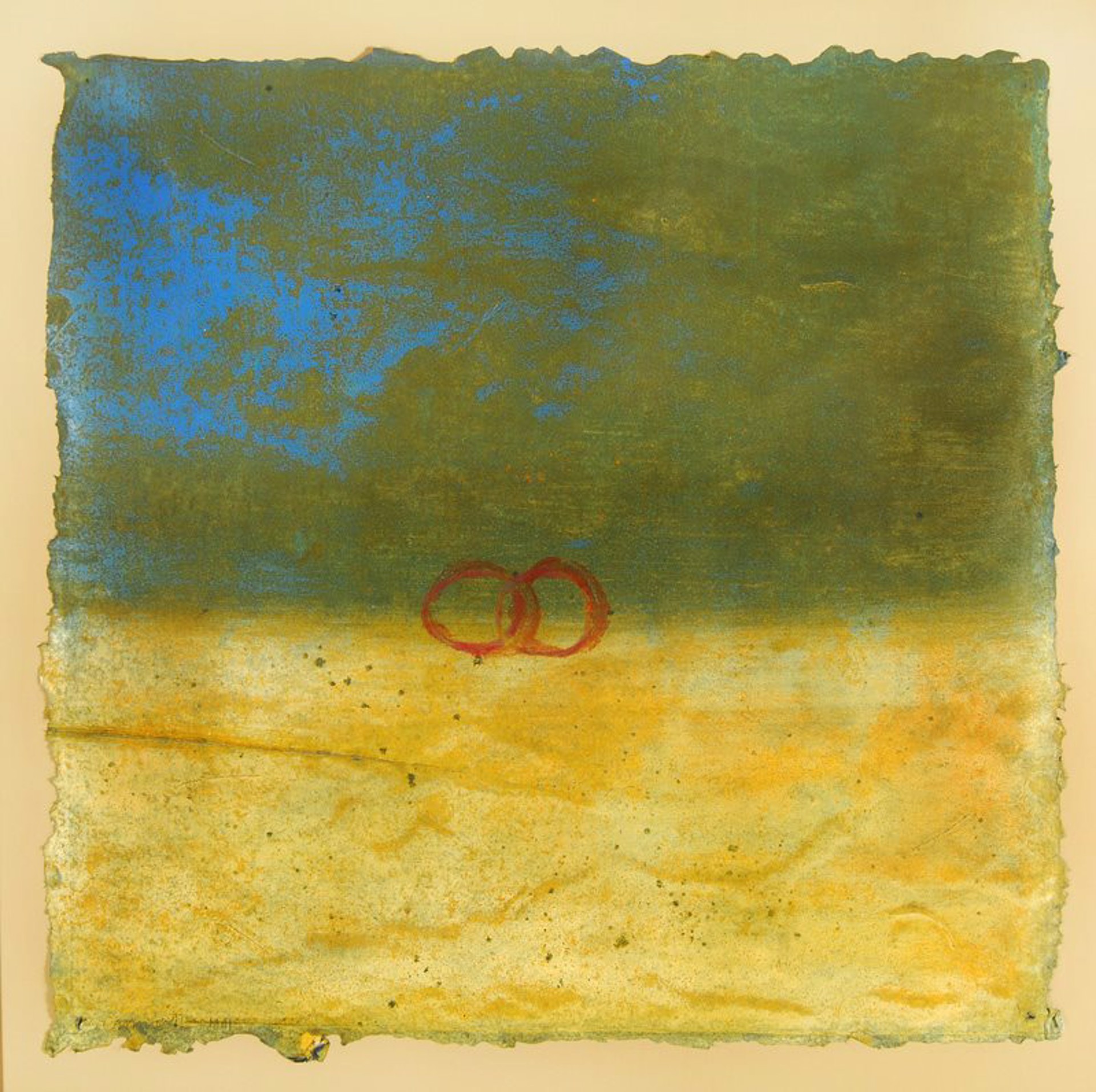 Untitled (Double Loop) by Squeak Carnwath