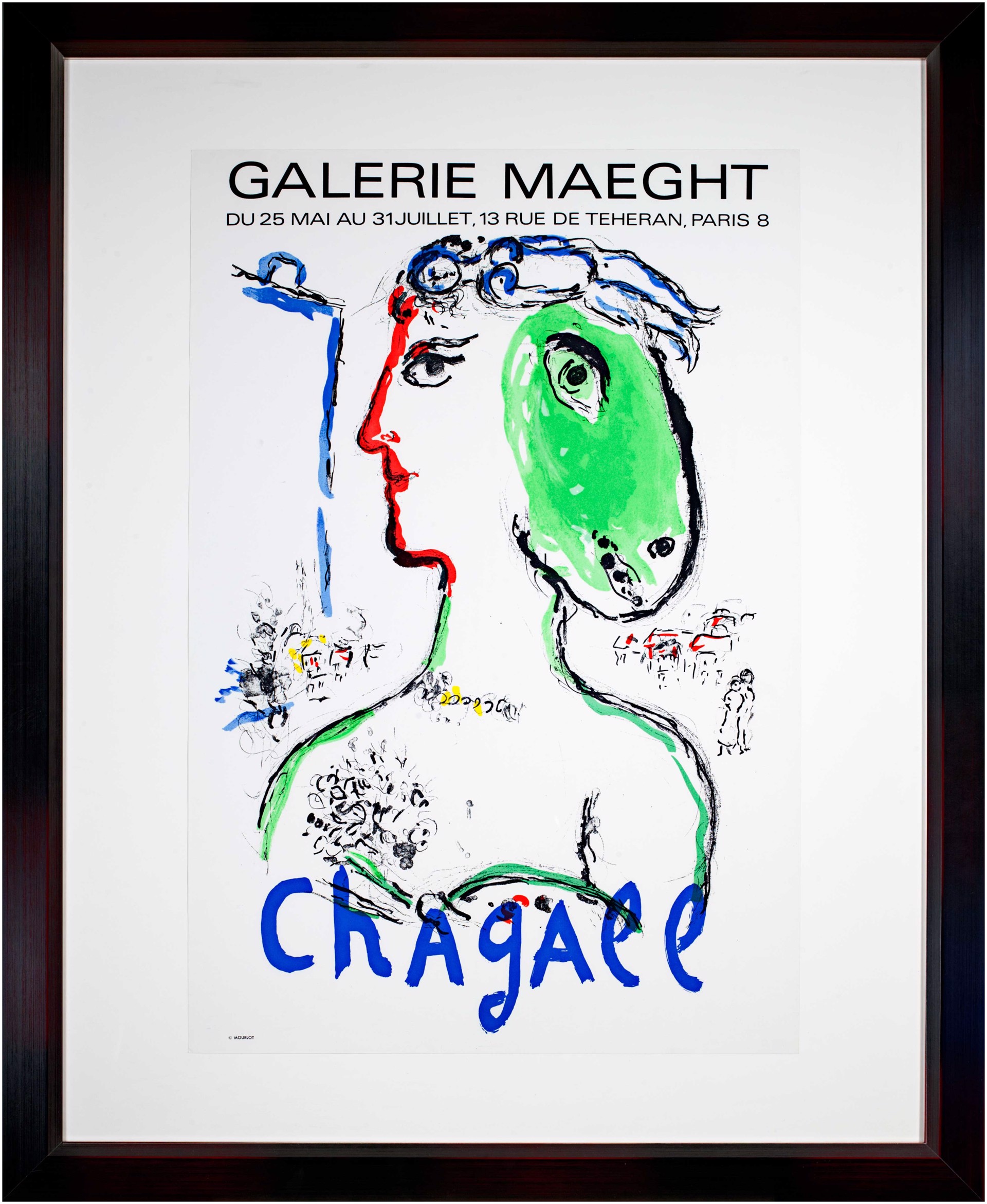 L'Artist Phoenix Poster by Marc Chagall
