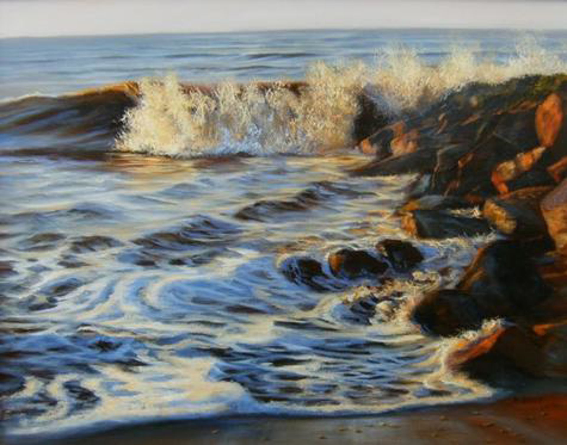 Sunrise Surf by Douglas Grier