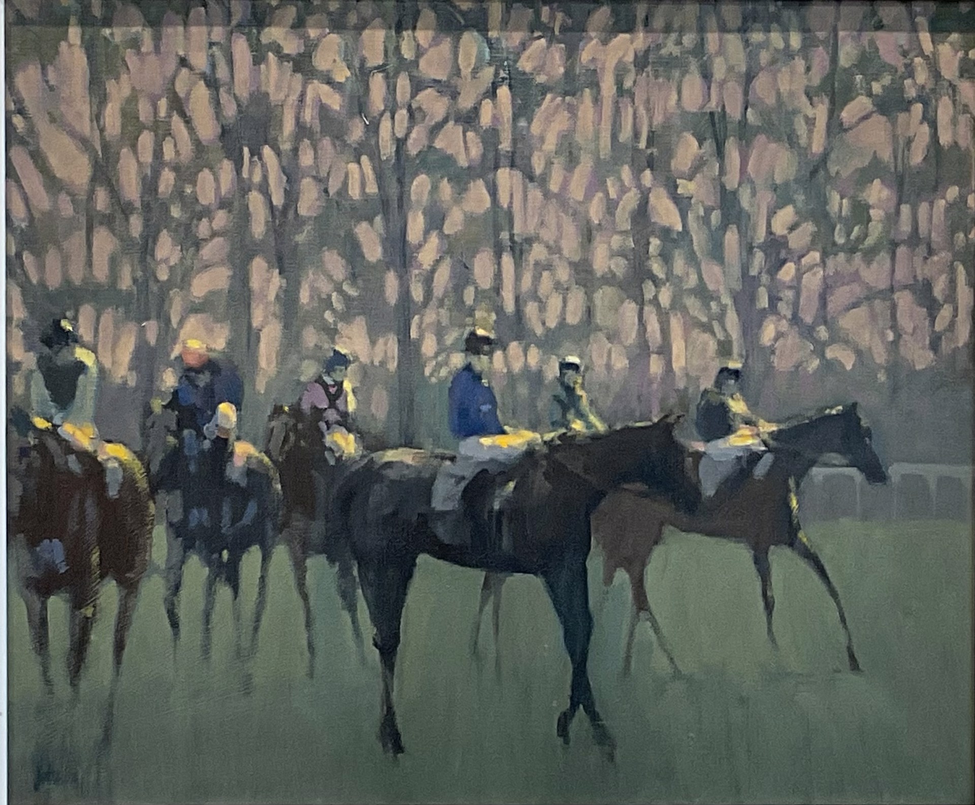 Horses at the Start by Peter Howell
