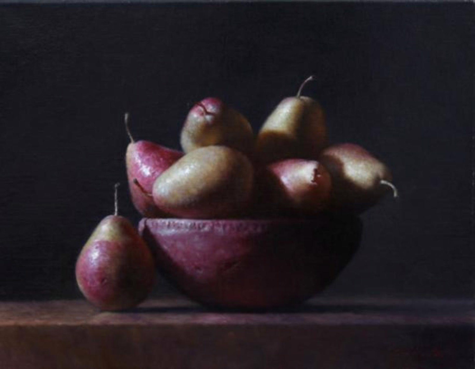 Pears in Bowl by Ning Lee