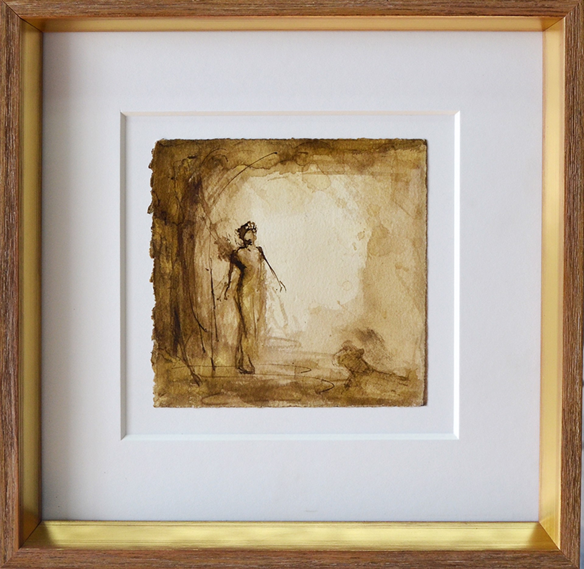 Steps in Sepia 35 - (Sold) by Gail Foster