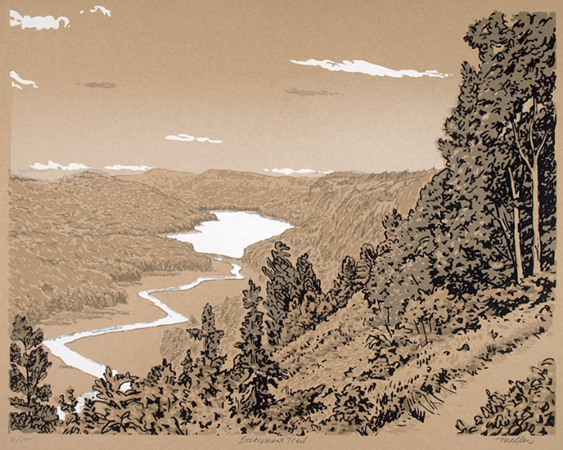 Escarpment Trail by John S. Miller