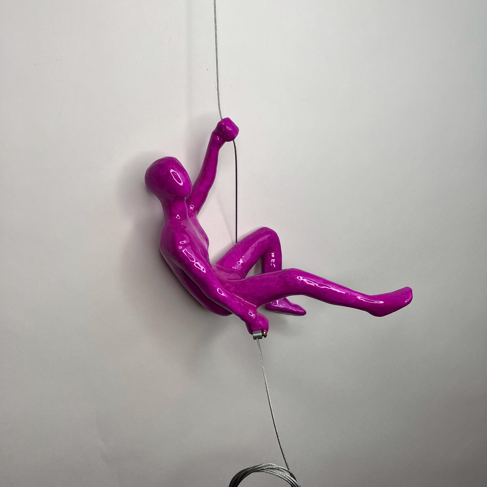 Male Climber 25-H ~ Position 25 in color Magenta by Ancizar Marin