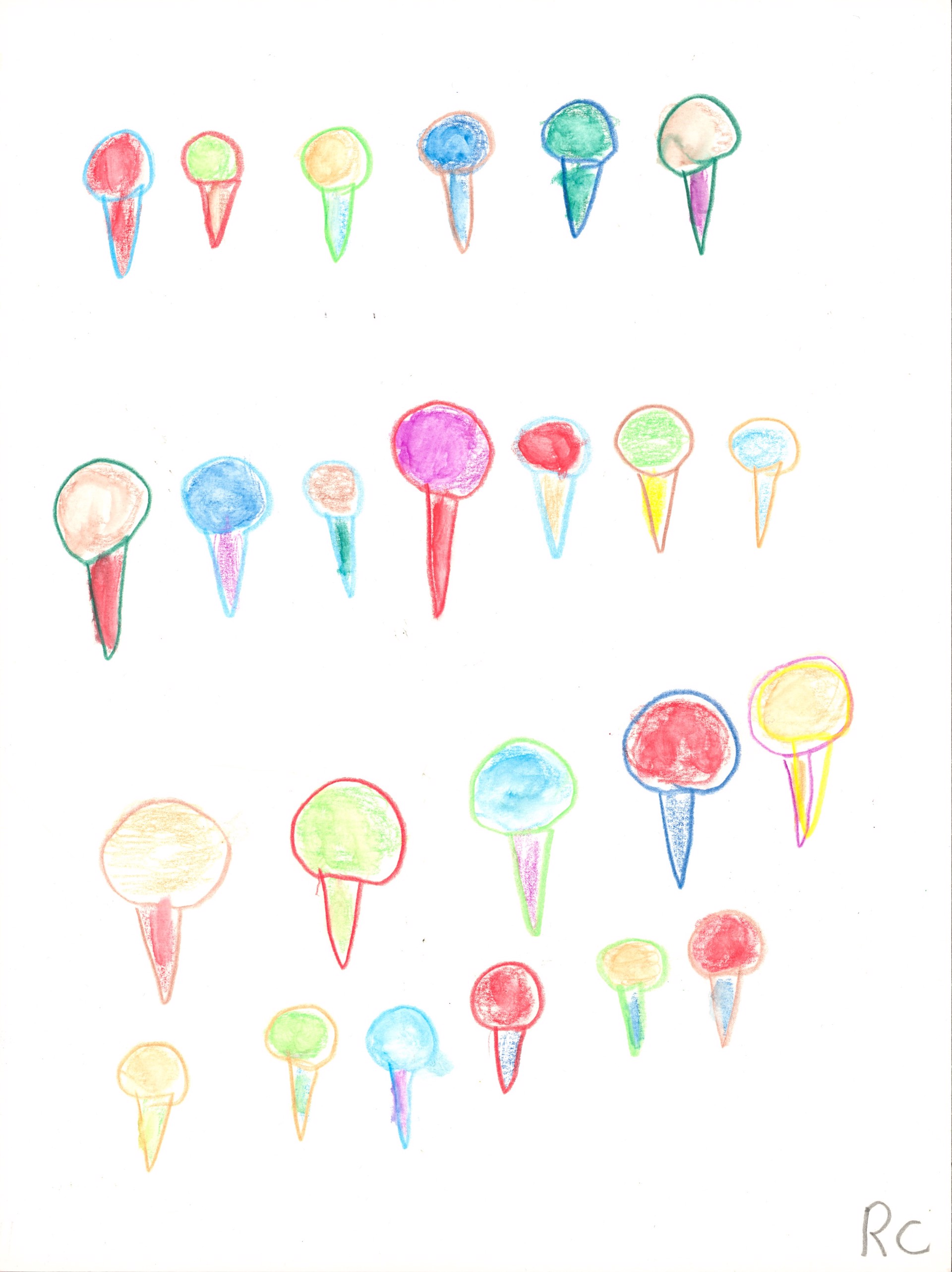 Ice Creams C (2) by Robert Corcoran