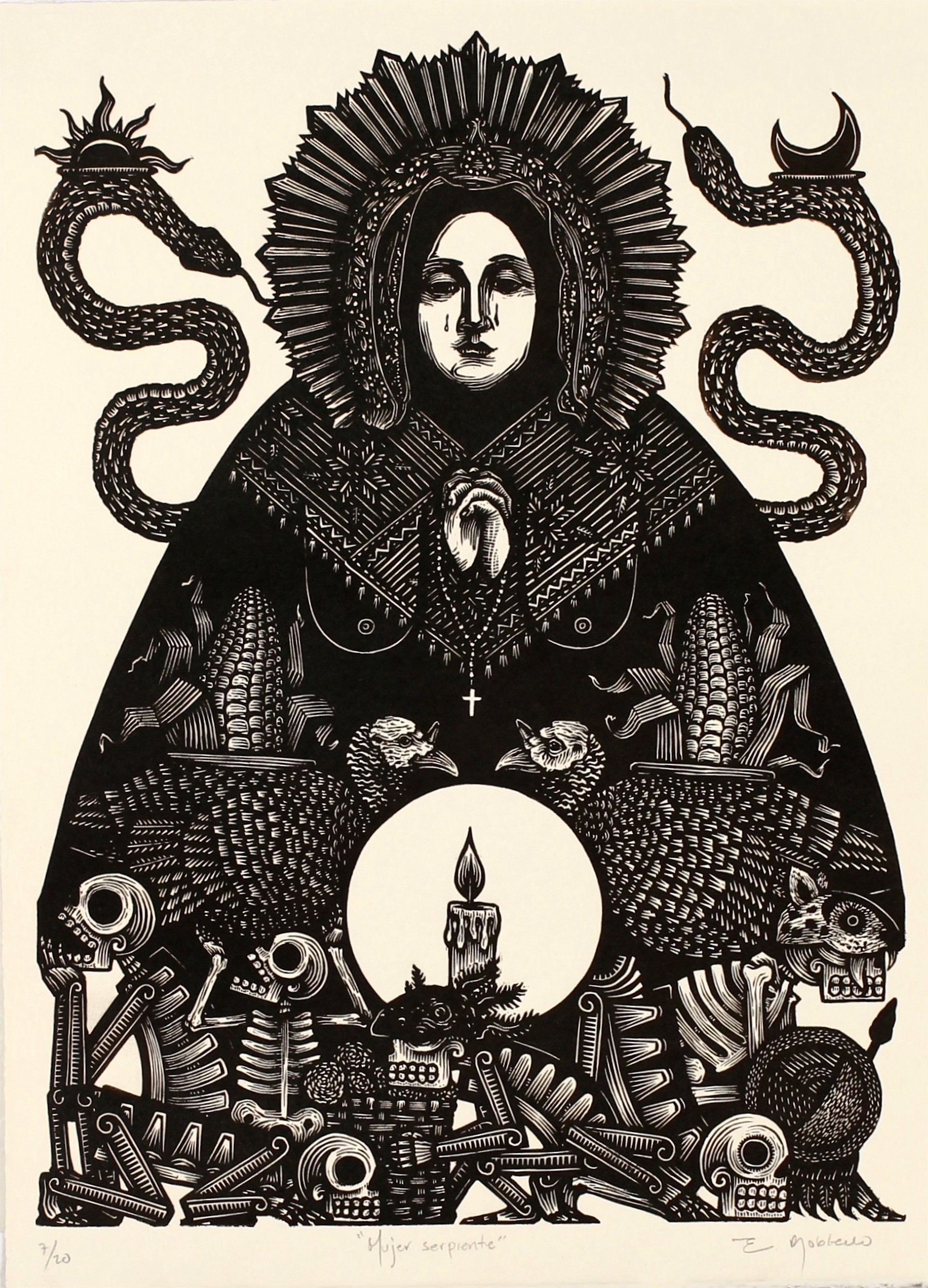 Mujer Serpiente by Eduardo Robledo