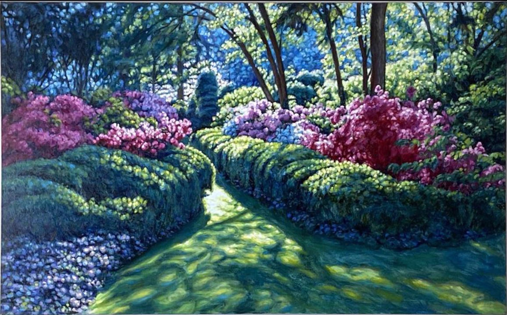 Gloriously Glowing Gardens SG-155 by Eddie Mitchell