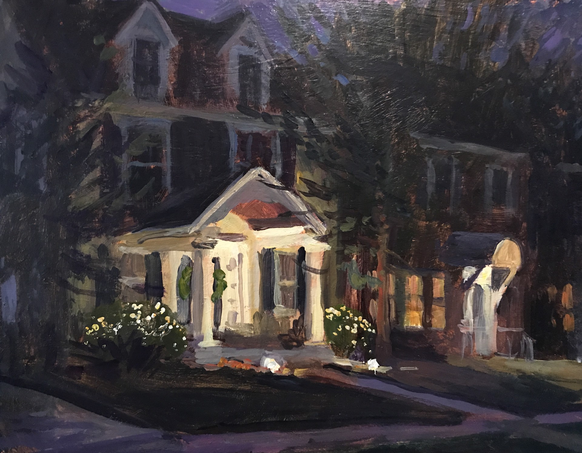 "Welcome Home" Original acrylic painting by Joe Gyurcsak