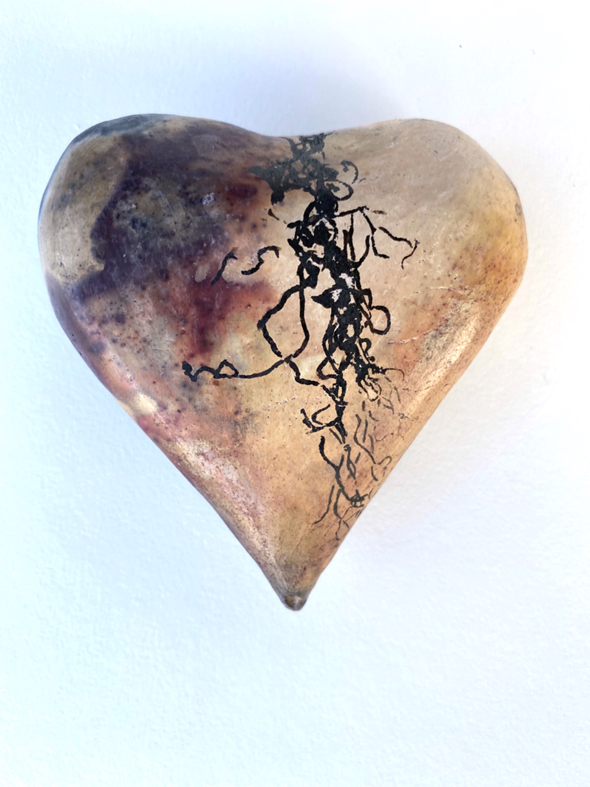 Small Pit Fire Heart by Minette Hawaiʻi