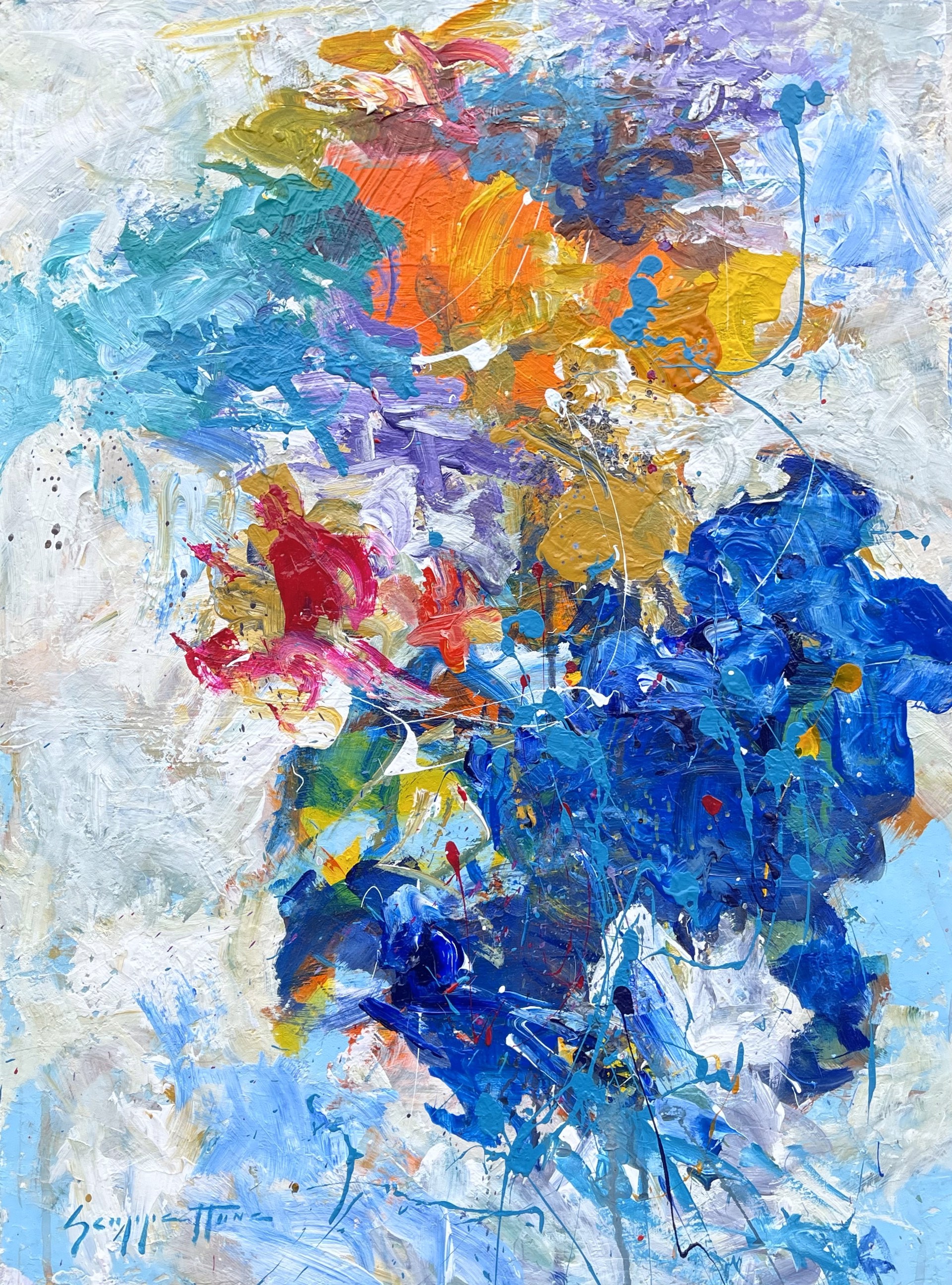 Blue Dog by James Scoppettone (Abstracts)