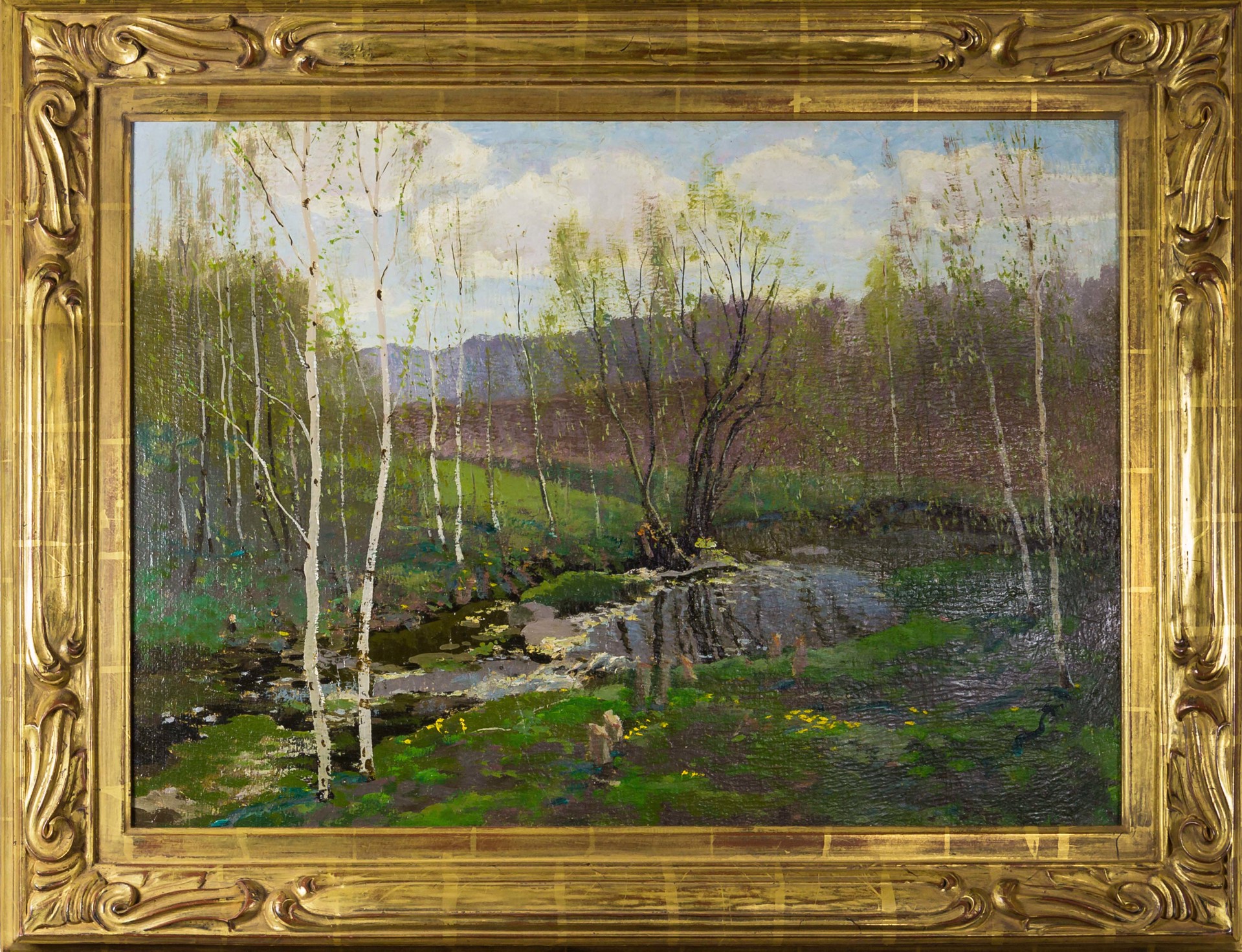 At the Brook by Vladimir Krantz
