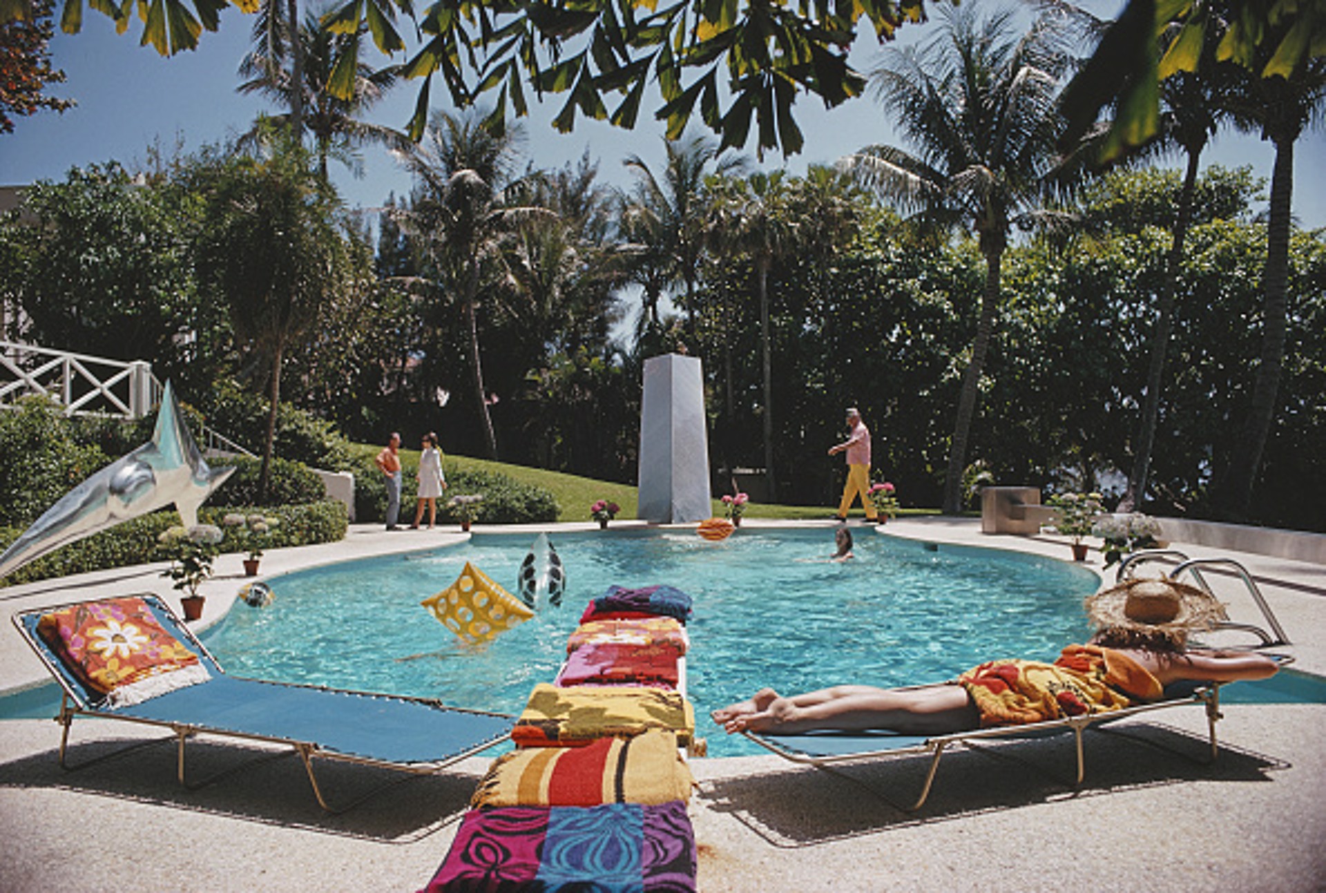 Pool At Four Winds by Slim Aarons