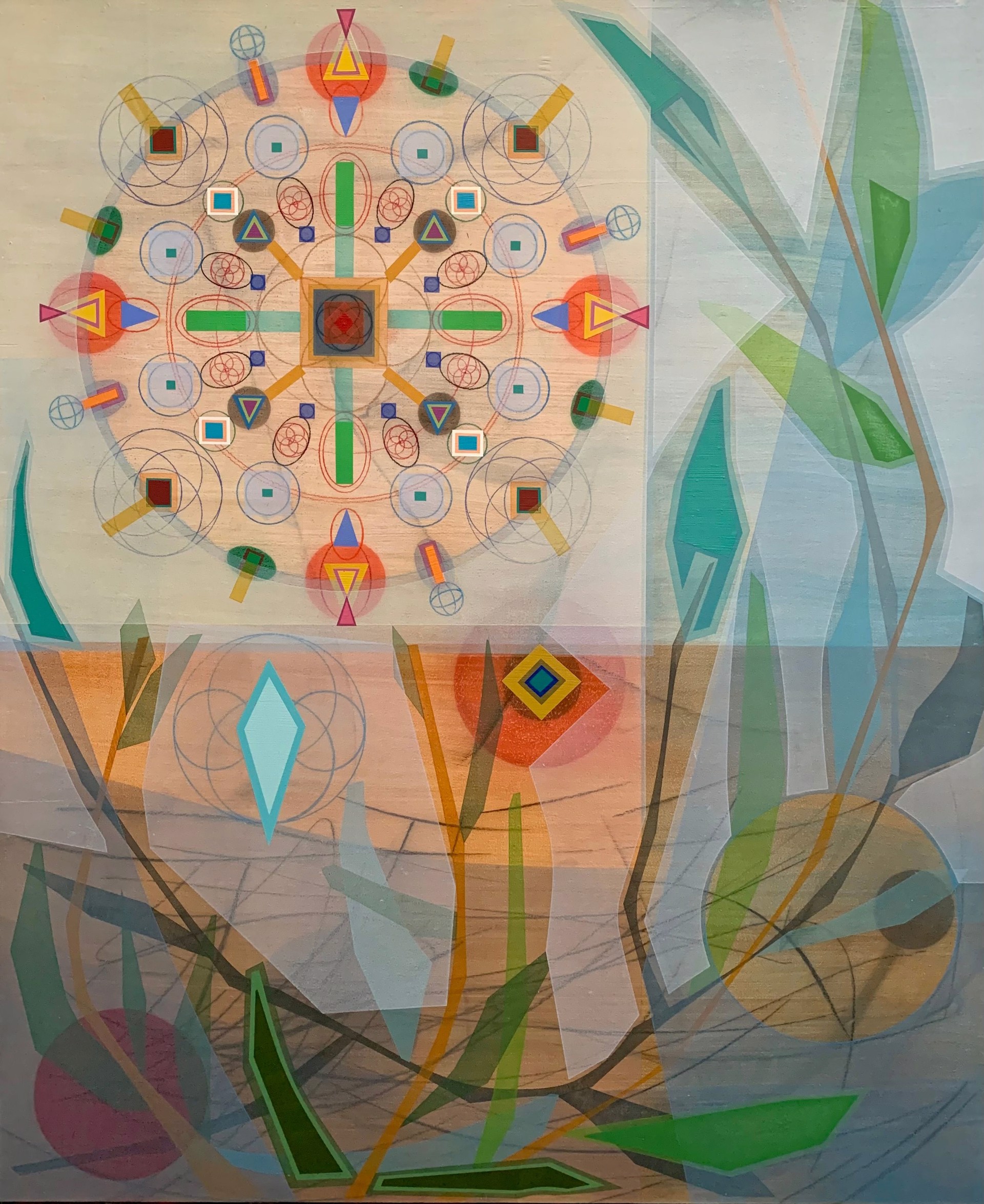 Relic: Meadow Mandala by Michael Barringer