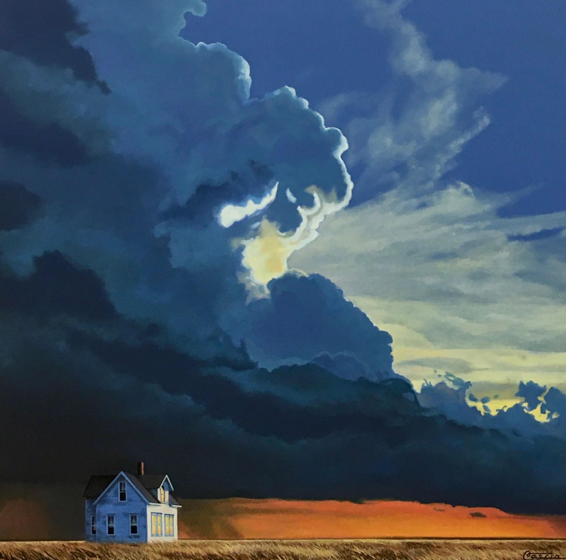 Sunset Thunder (SOLD) by BRUCE CASCIA