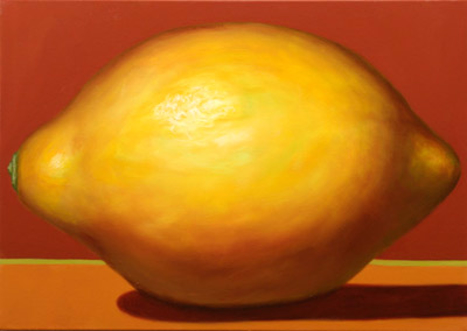 Lemon on Sienna by Bill Chisholm