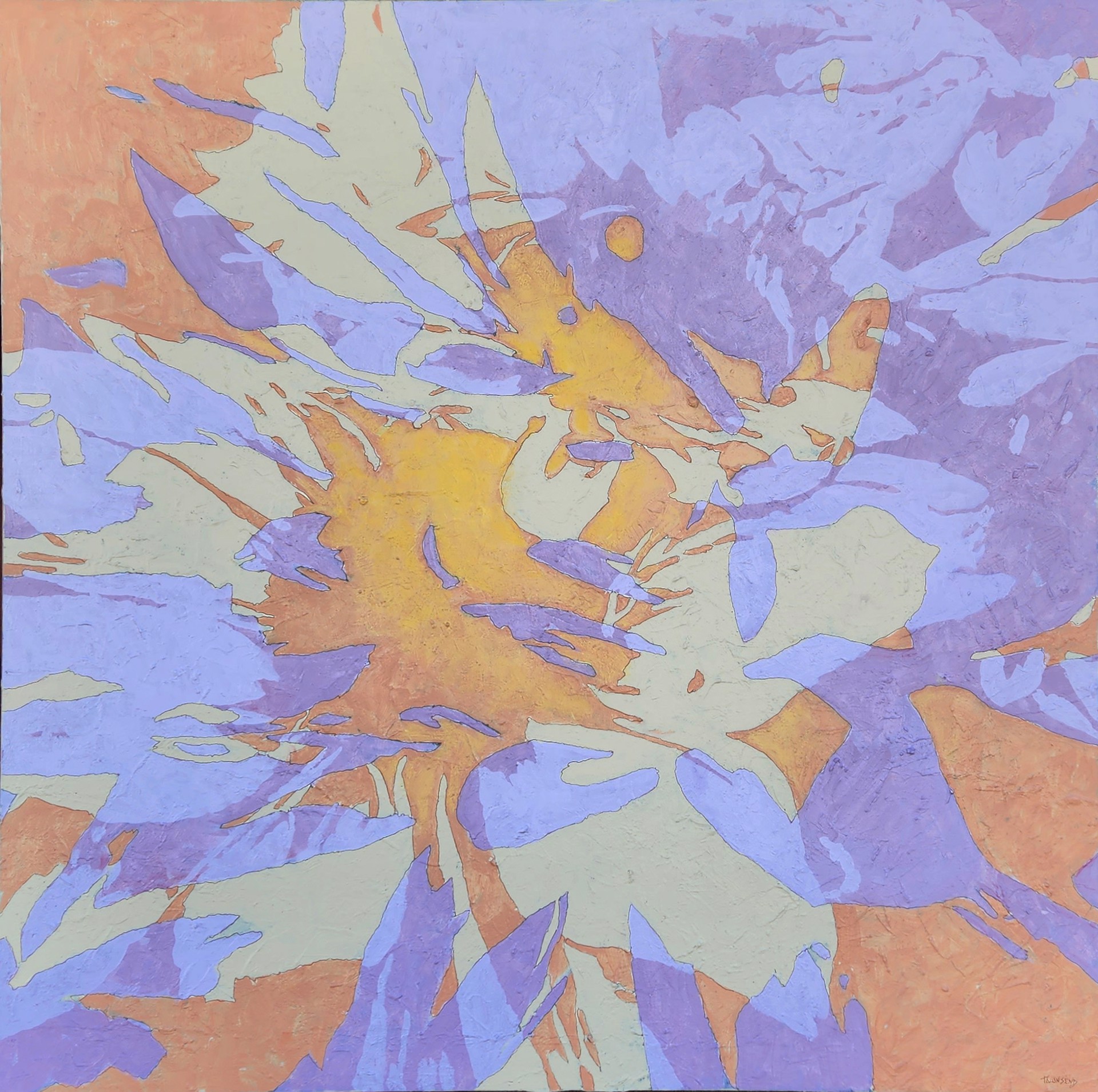 Abstract Floral #8 by John Townsend