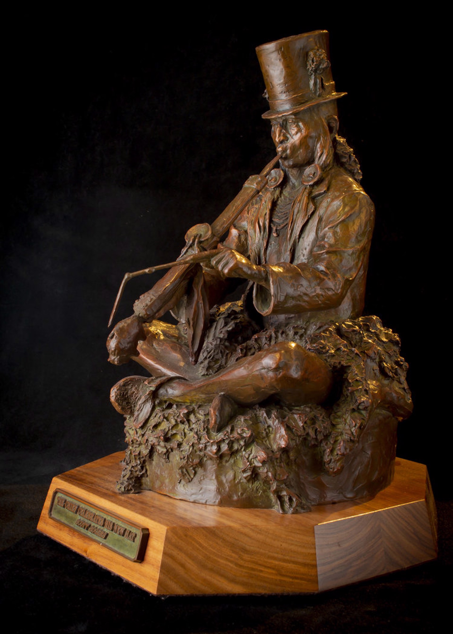 The Chief Celebrates His Hat (Maquette) by Scott Rogers