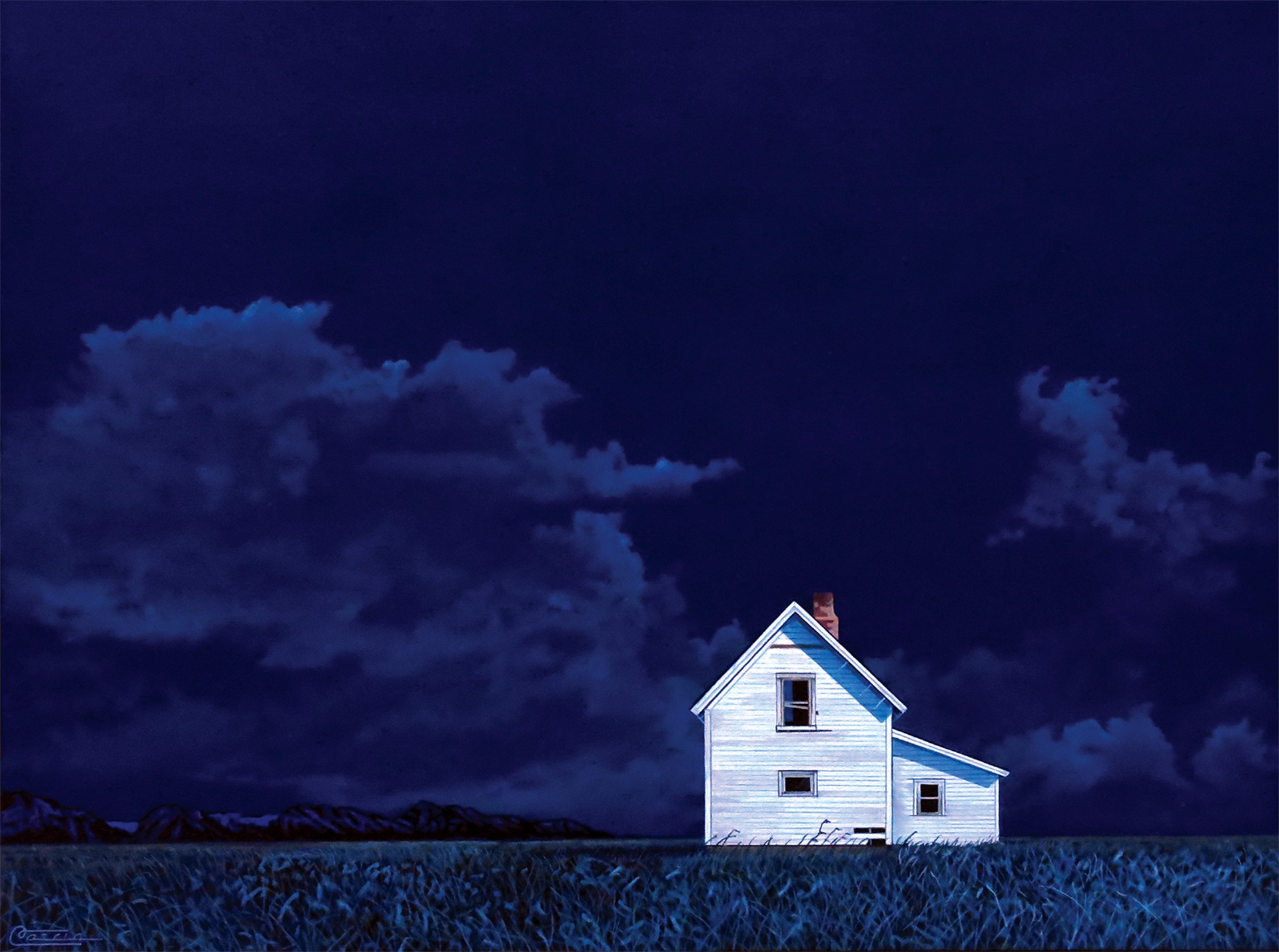 Night Sky Clearing by Bruce Cascia