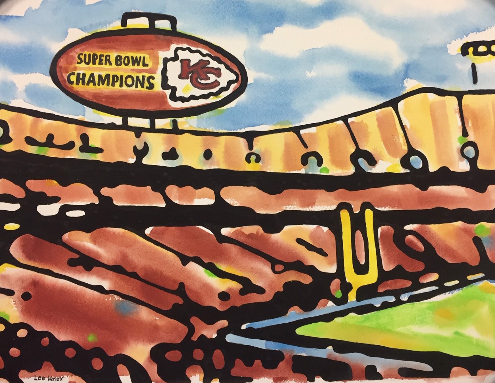 KC Chiefs Superbowl by Lee Knox
