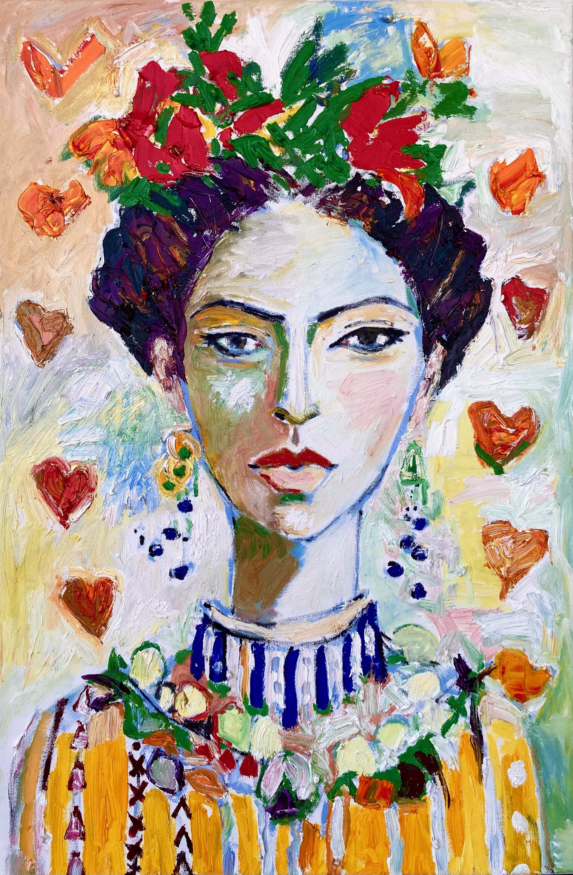 Frida with Hearts Sold by Brad Smith