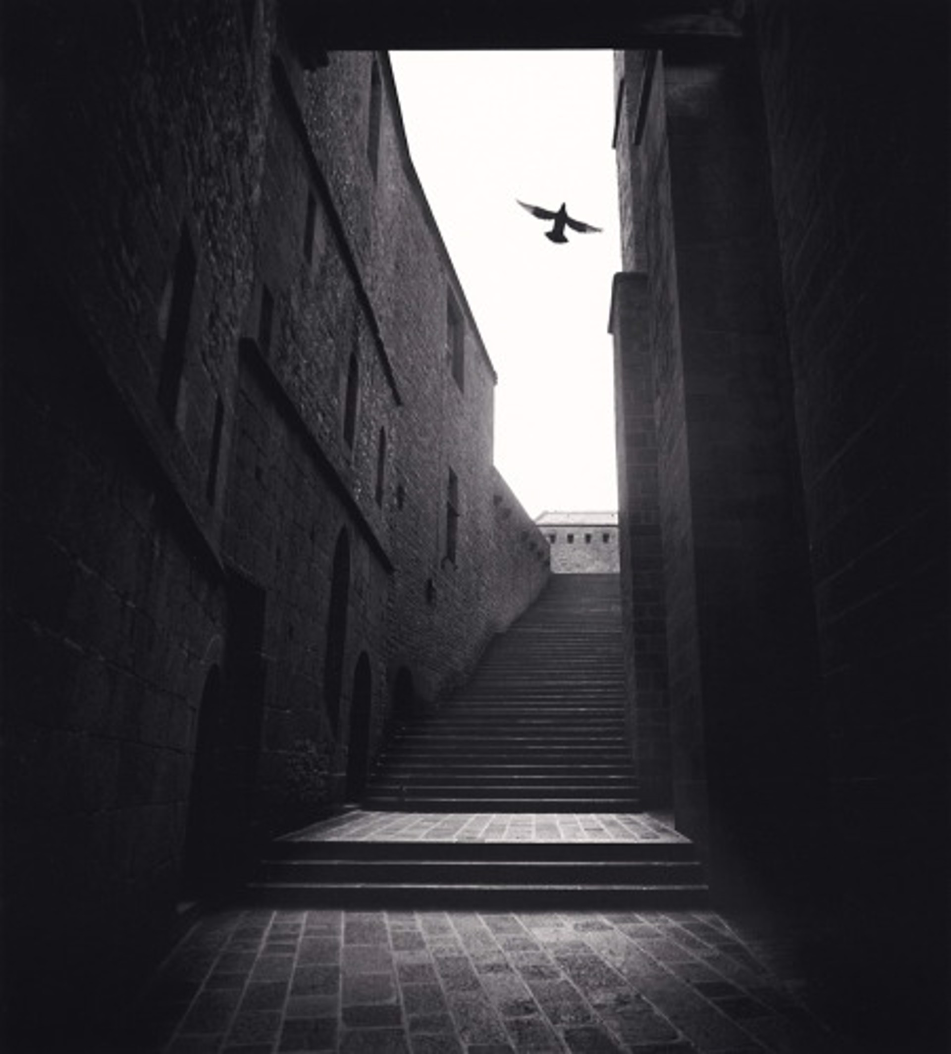 Invitation to Prayer, Mont St. Michel, Normandy, France (edition of 45) by Michael Kenna
