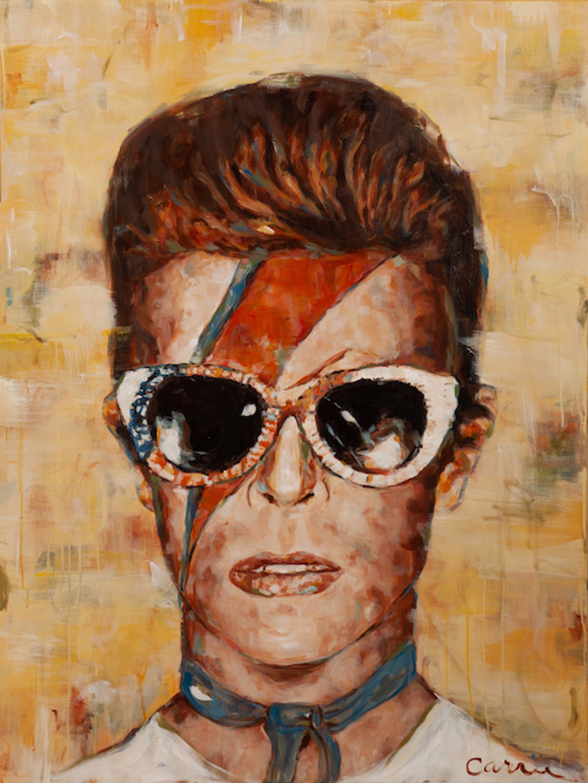 Bowie 12x16 Print 1 by Carrie Penley