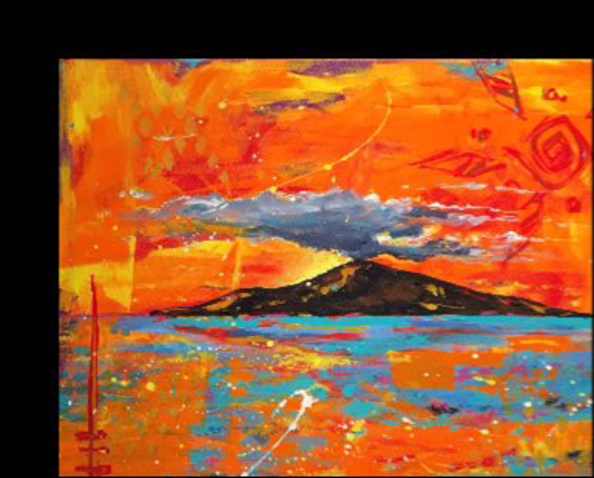 Lahaina Sunset Original by Jeff Albrecht