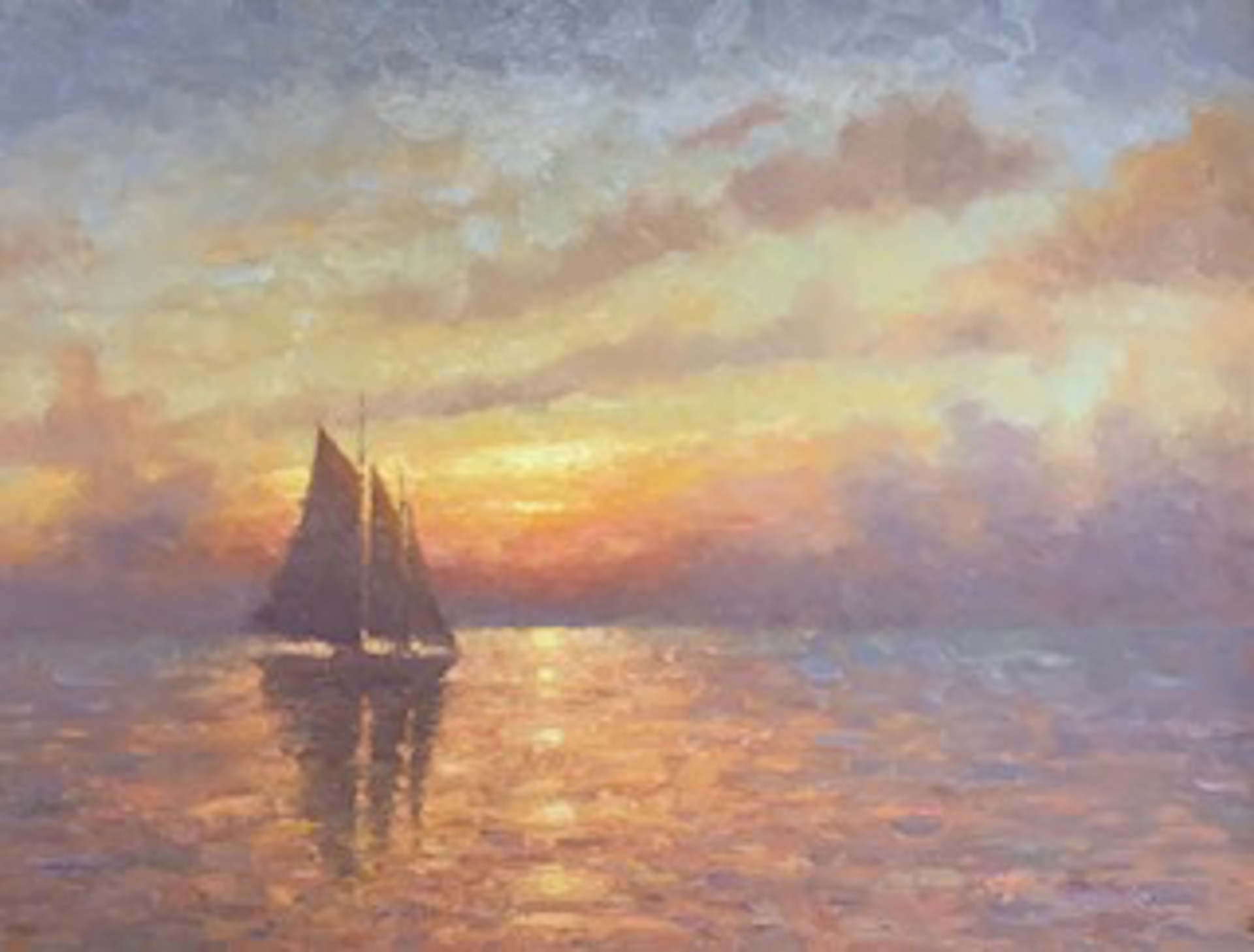 Sunset Sail by EJ Paprocki