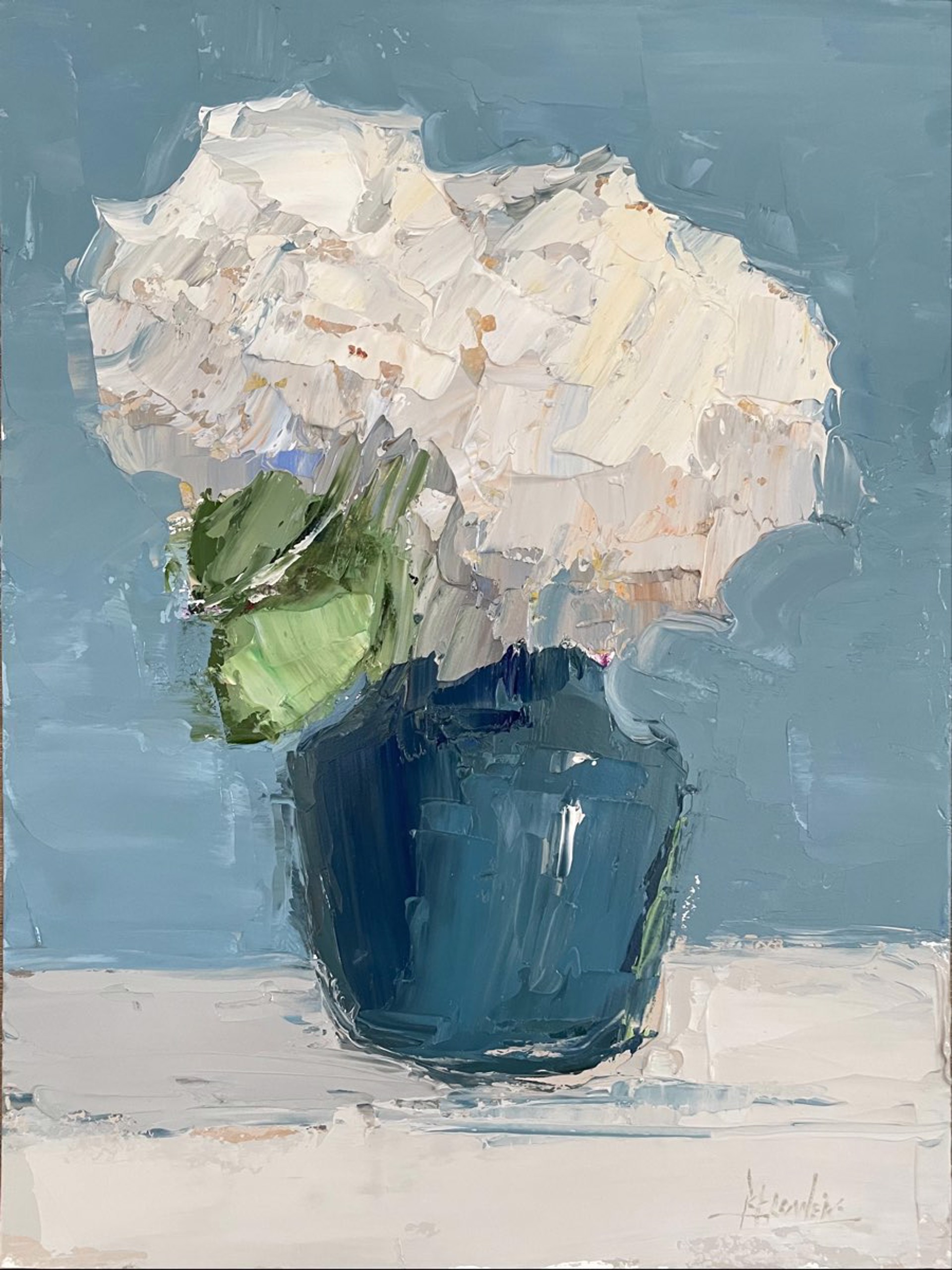 Favorite Blue Bud Vase by Barbara Flowers