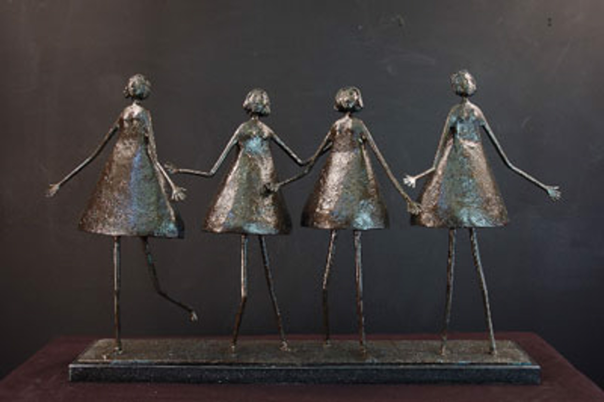 4 Dancing Women by Allen Wynn