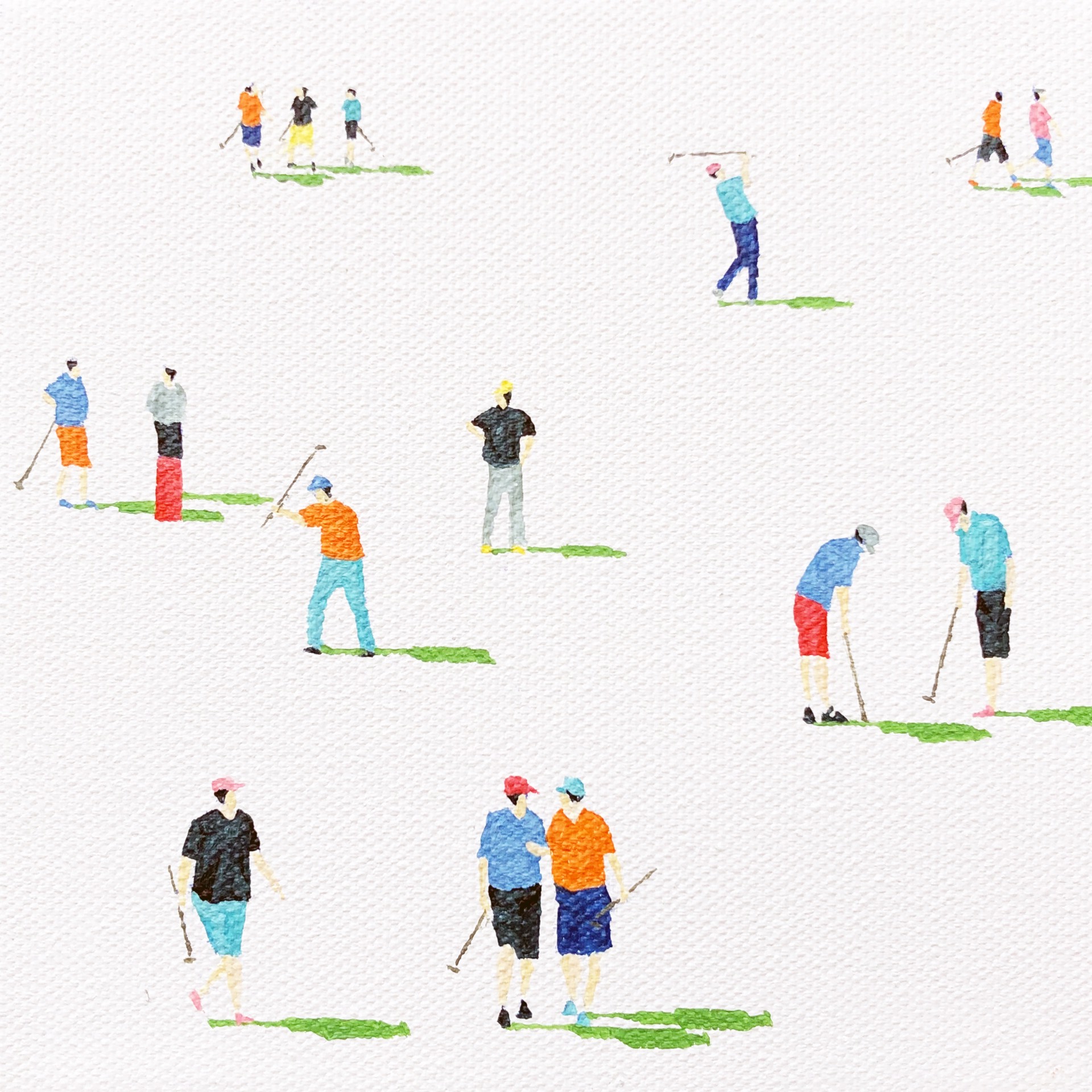 Golfers Nano 7 by Stephanie Ho