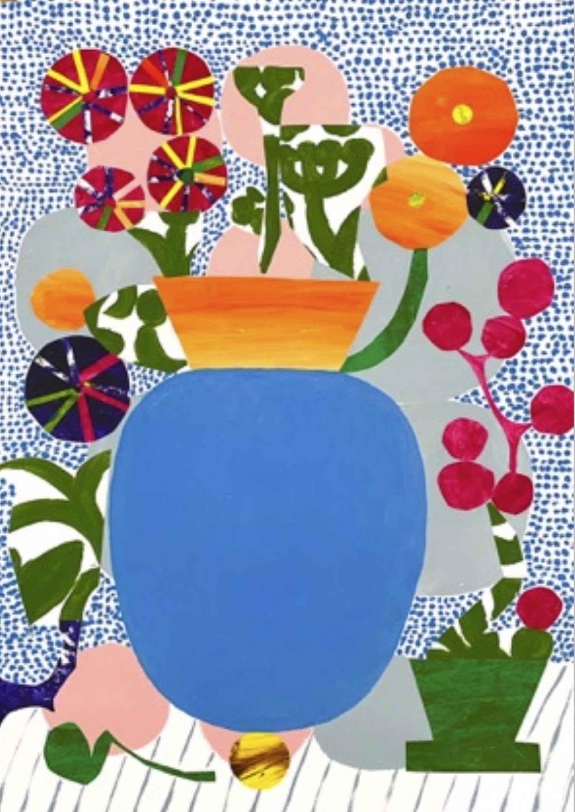 Vase and Flowers III by Maria Lundström