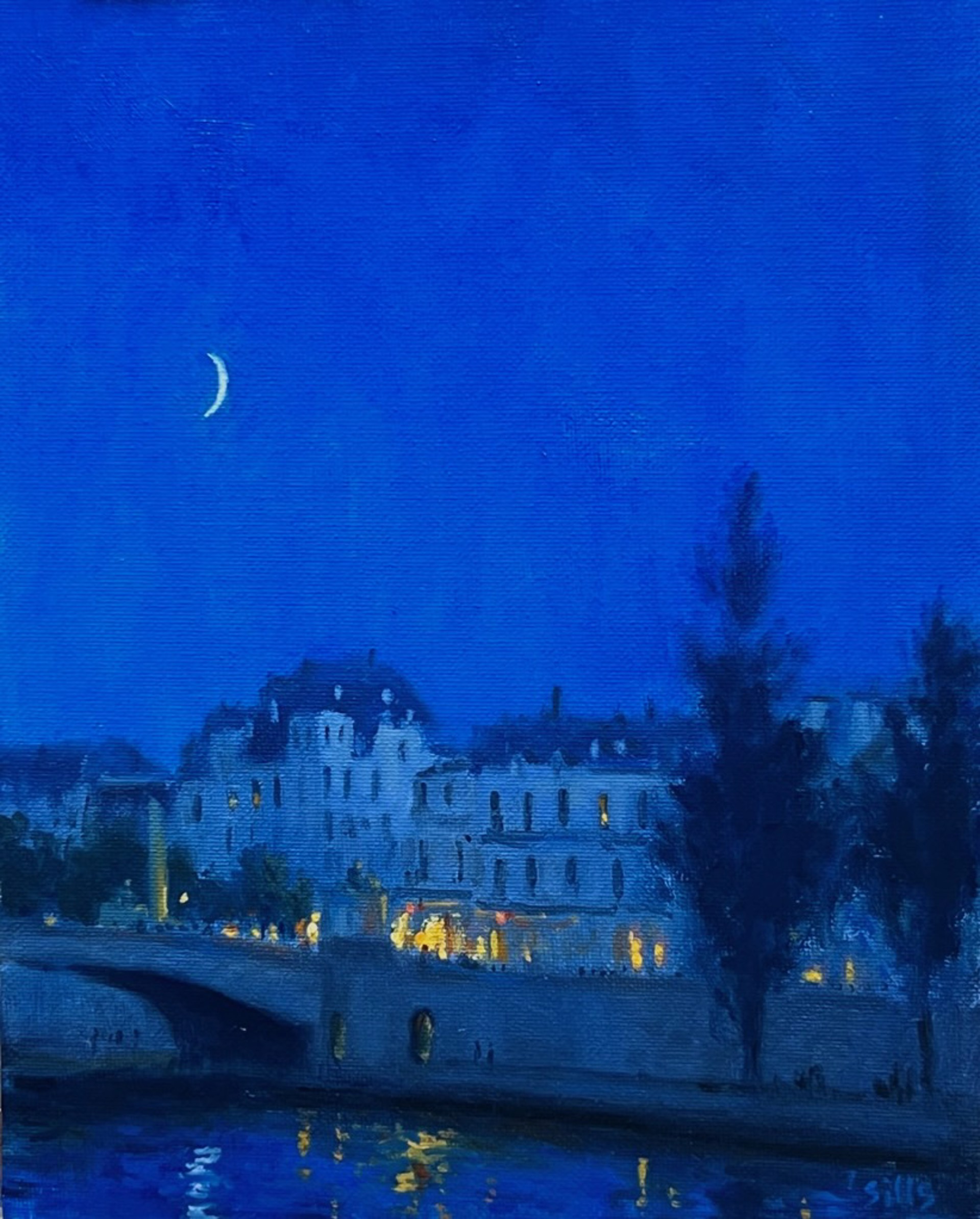 Paris Nocturne by John Brandon Sills