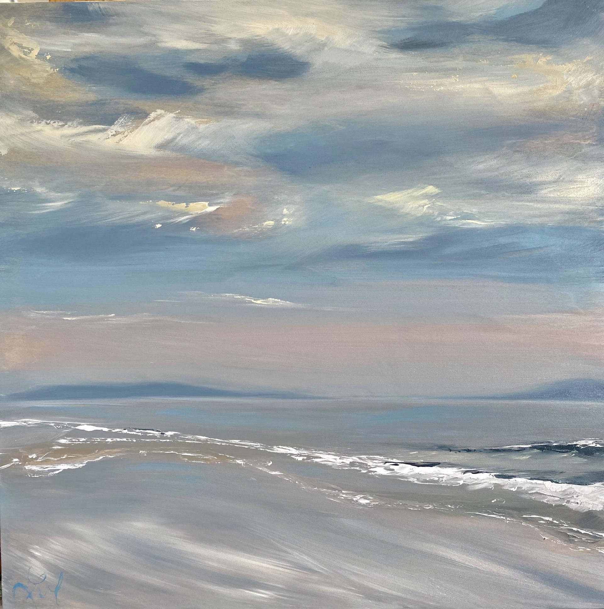 Where the Sea Dances Upon the Sand by Leigh Ann Van Fossan