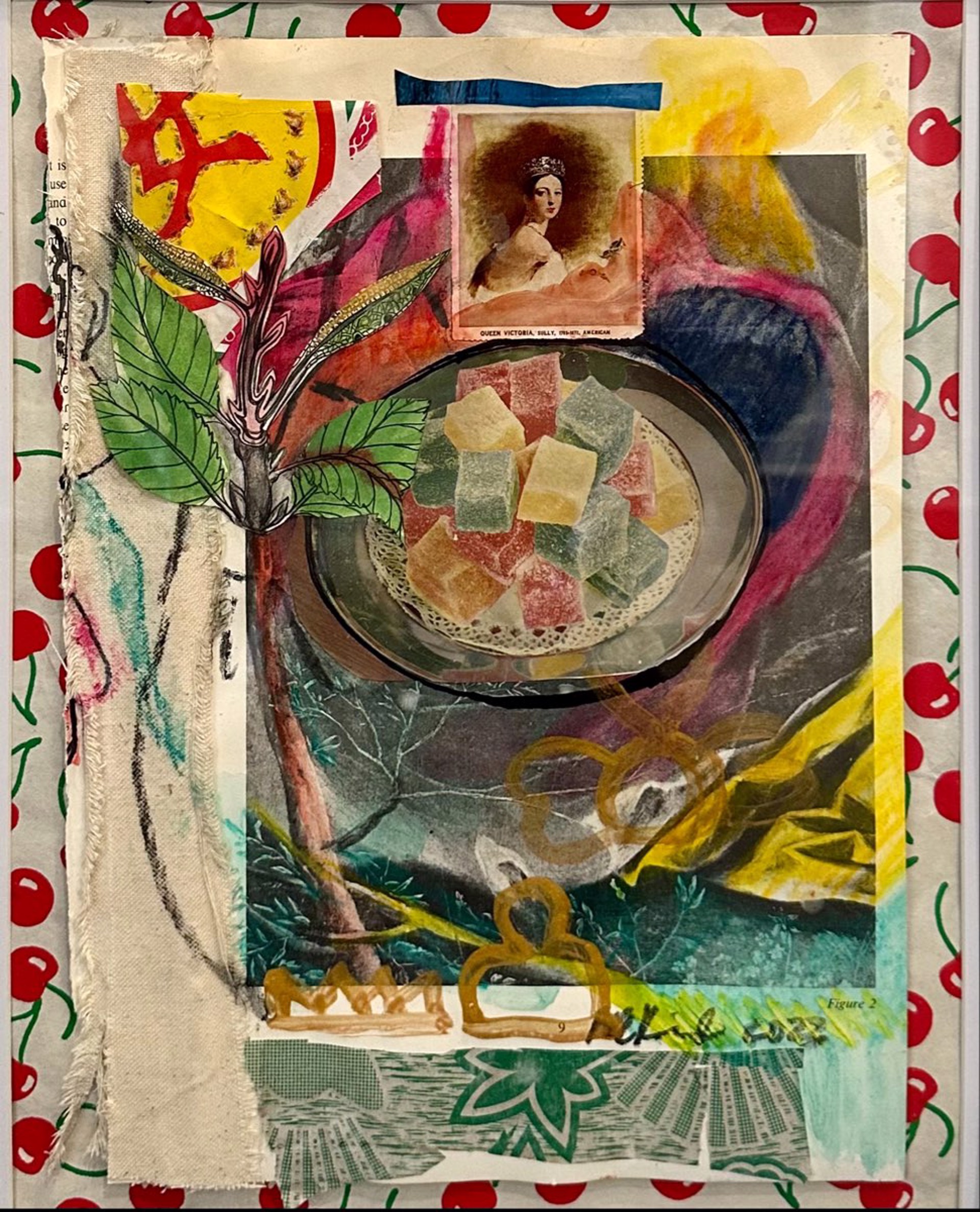Queen V (framed) by Mary Elizabeth Kimbrough