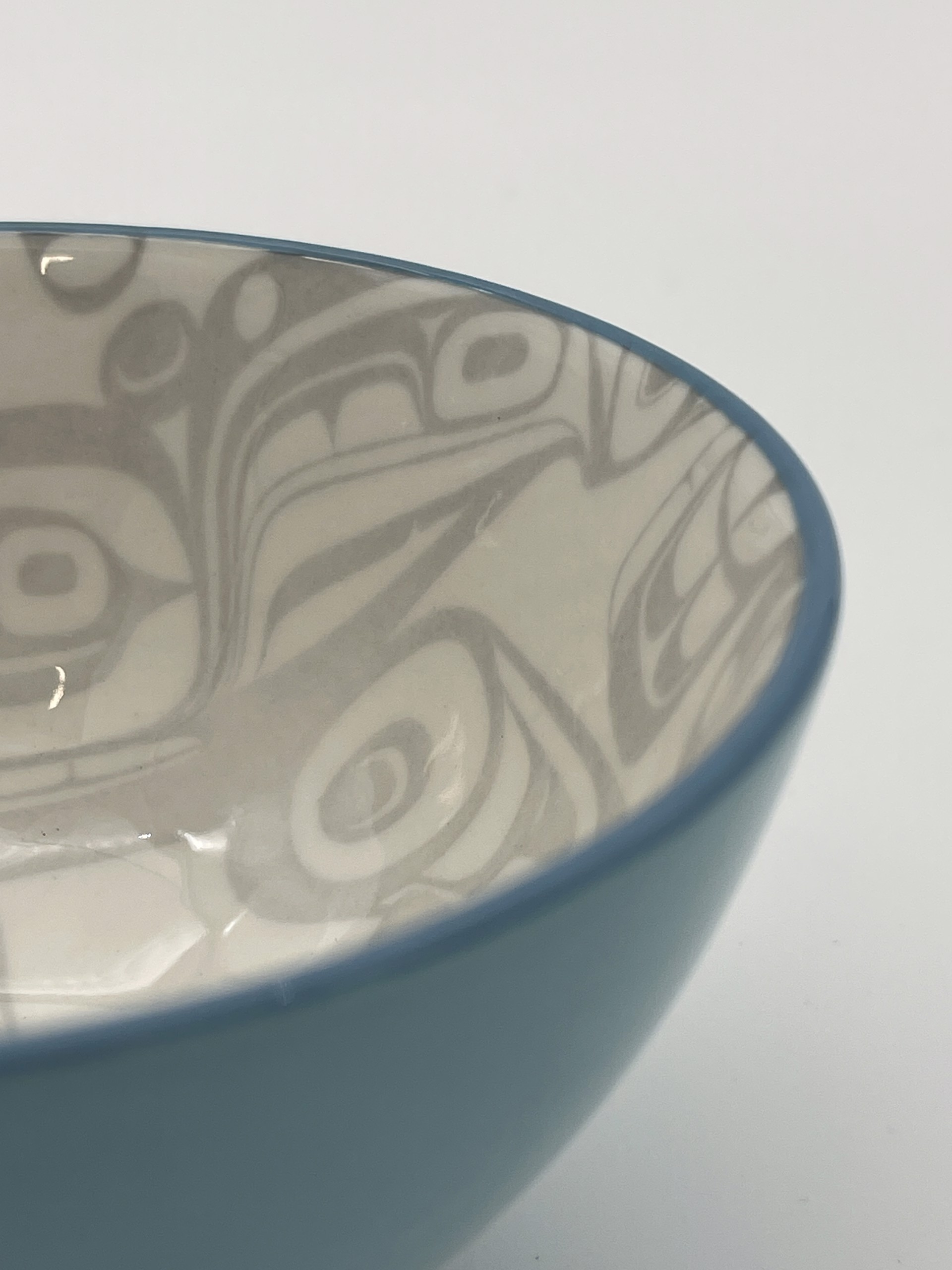 Orca Small Bowl Turquoise/Grey by Kelly Robinson