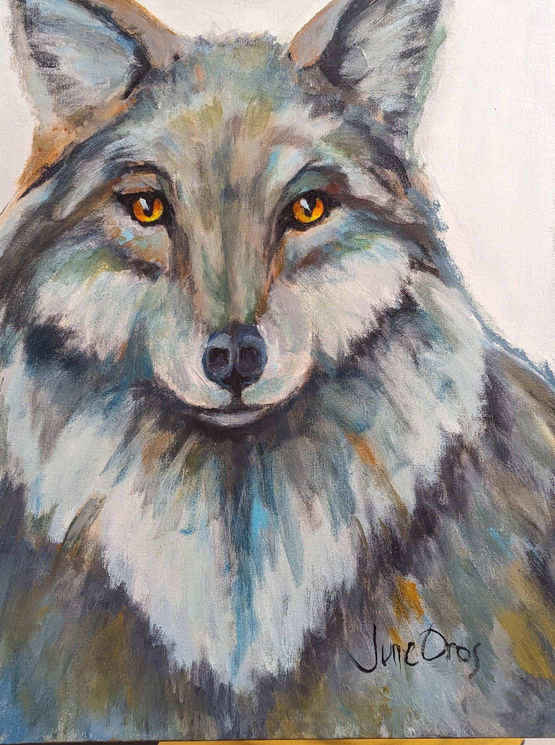 Portrait of the Wolf by June Oros