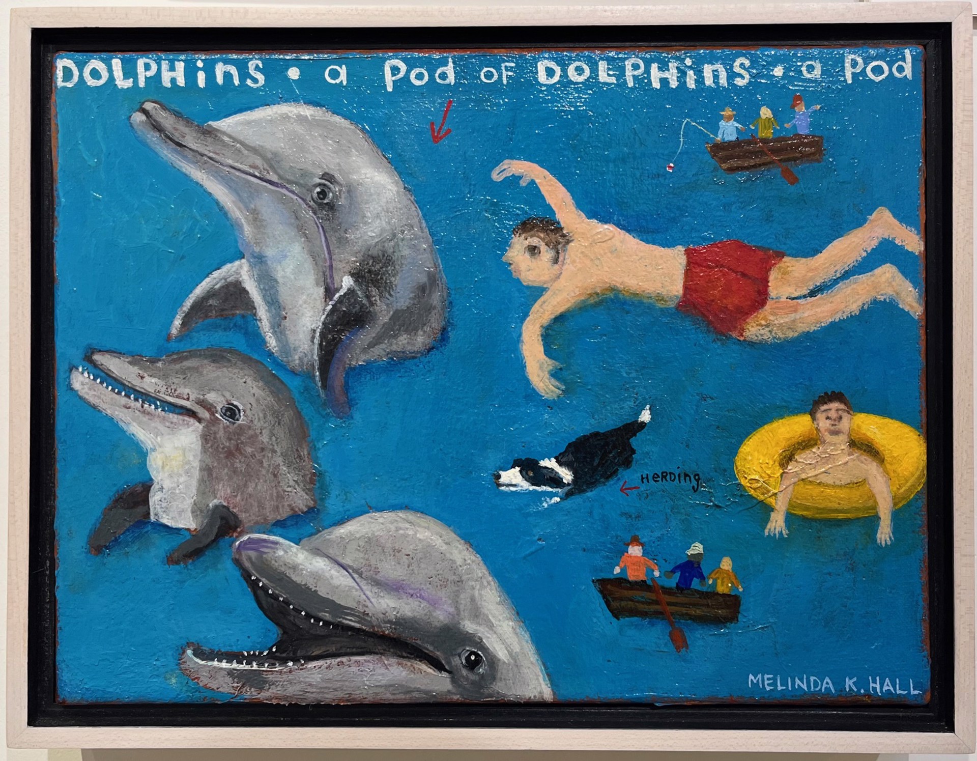 A Pod of Dolphins by Melinda K. Hall