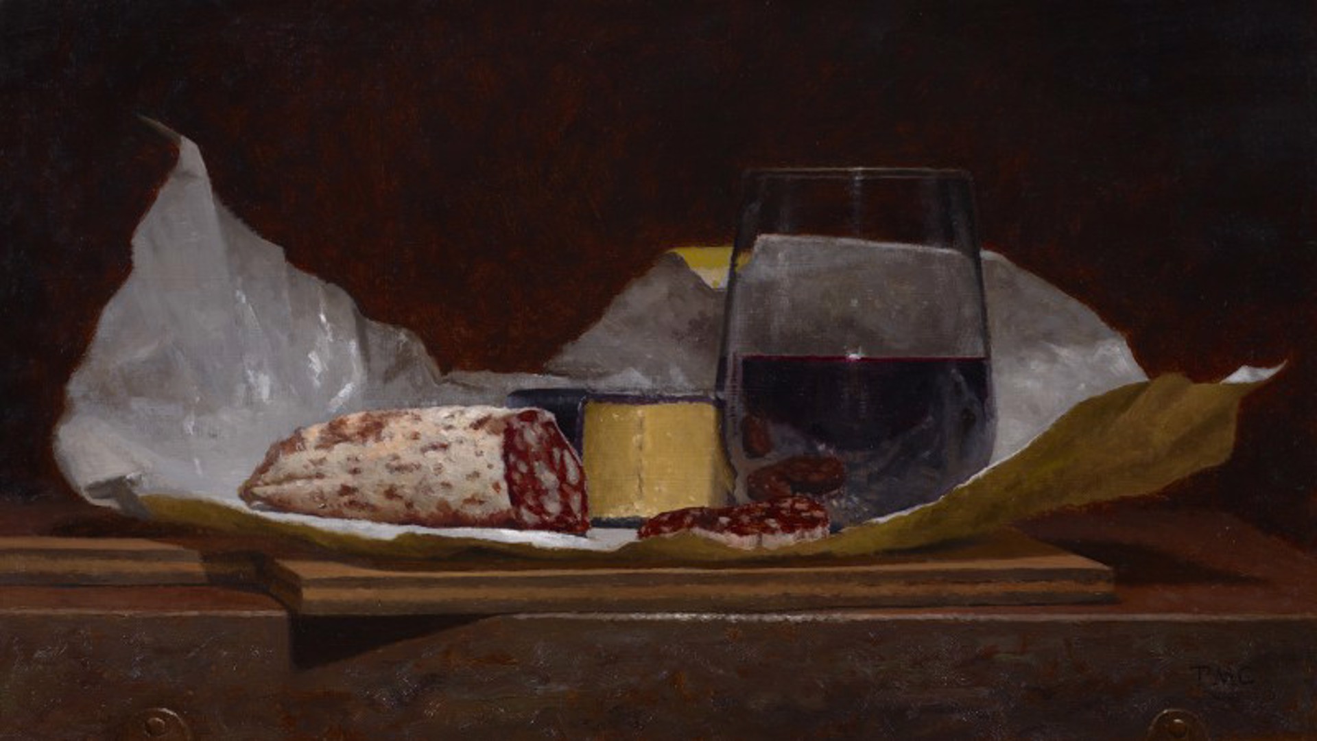 Red Wine with Charcuterie by Todd M. Casey