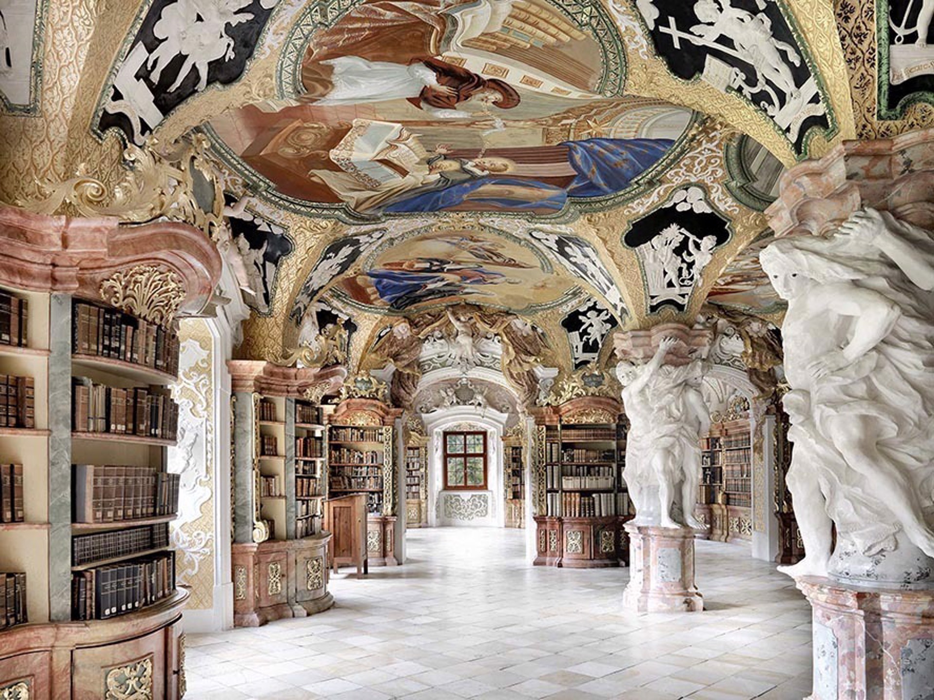 Biblioteca di Metten, Germania by Massimo Listri